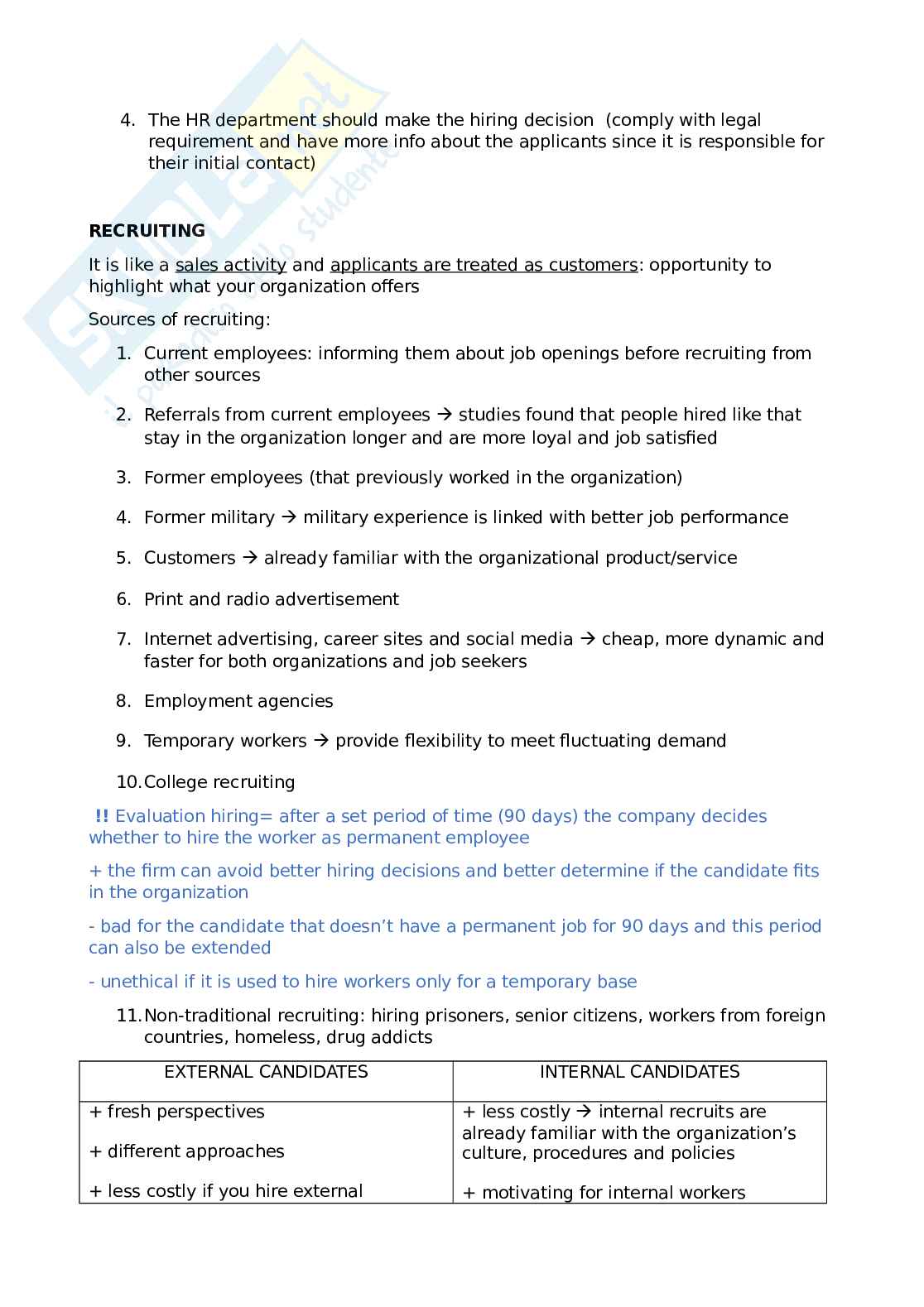 Human resource management - appunti Pag. 2