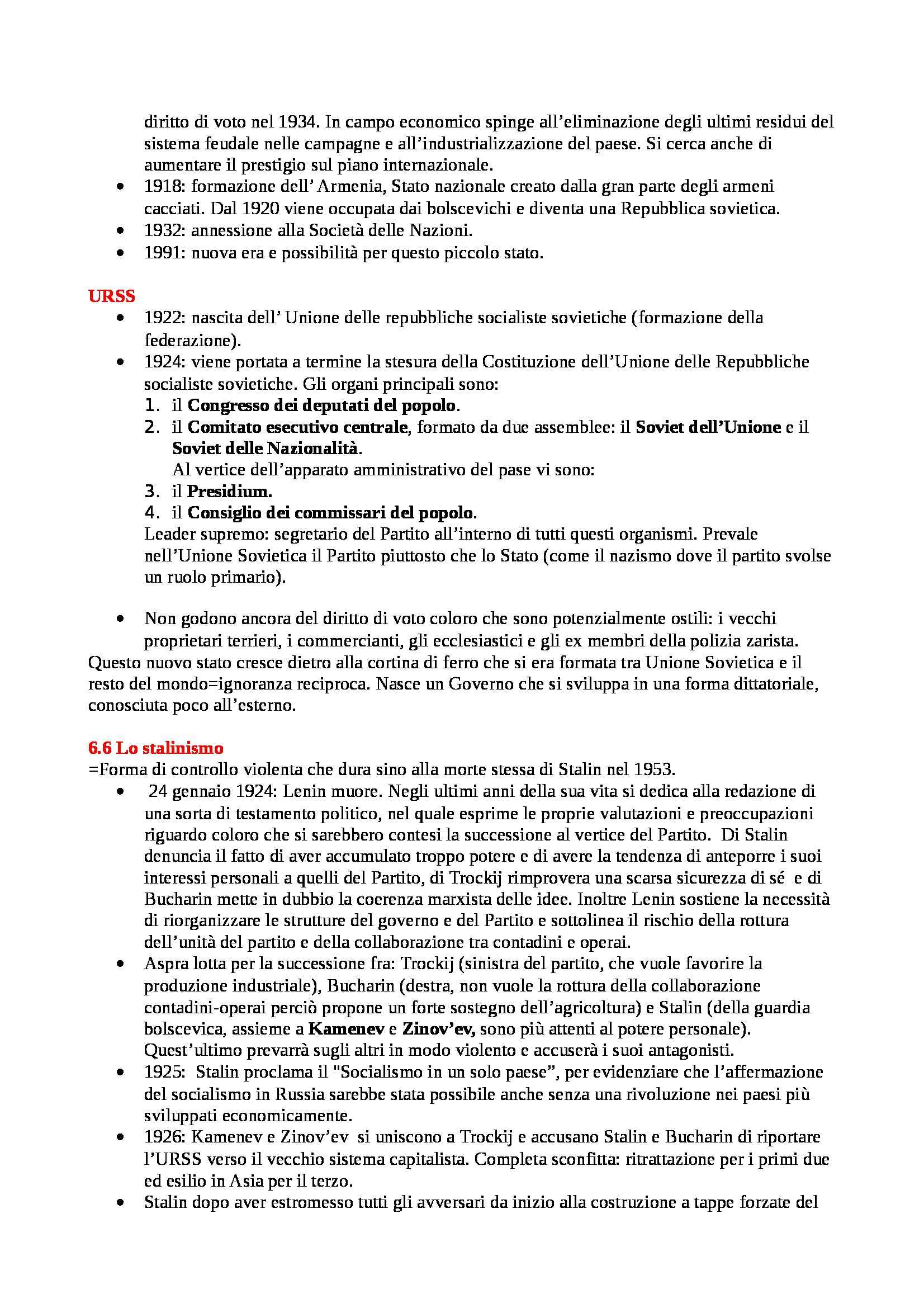 Storia contemporanea - due guerre politiche estere a confronto Pag. 2