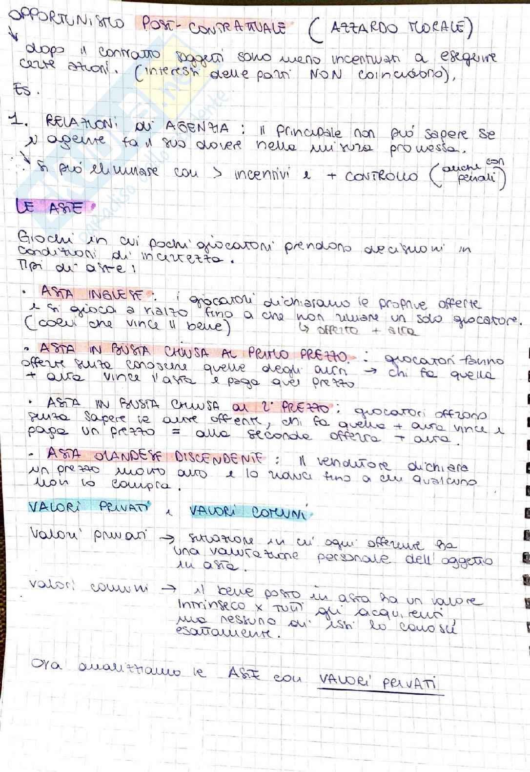 Appunti Microeconomia - secondo parziale (2ª parte) Pag. 31