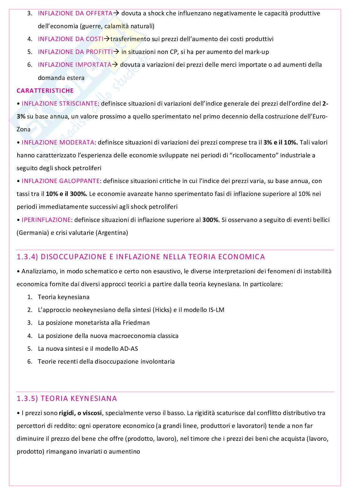 Politica economica Pag. 11