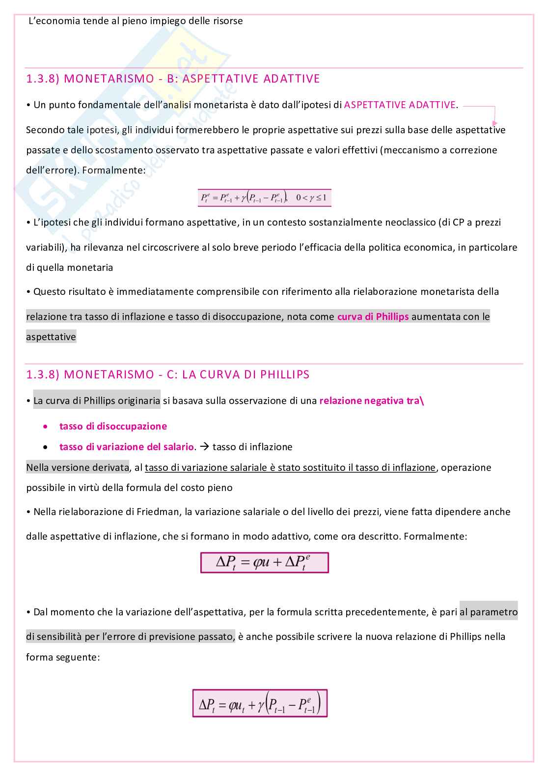 Politica economica Pag. 26