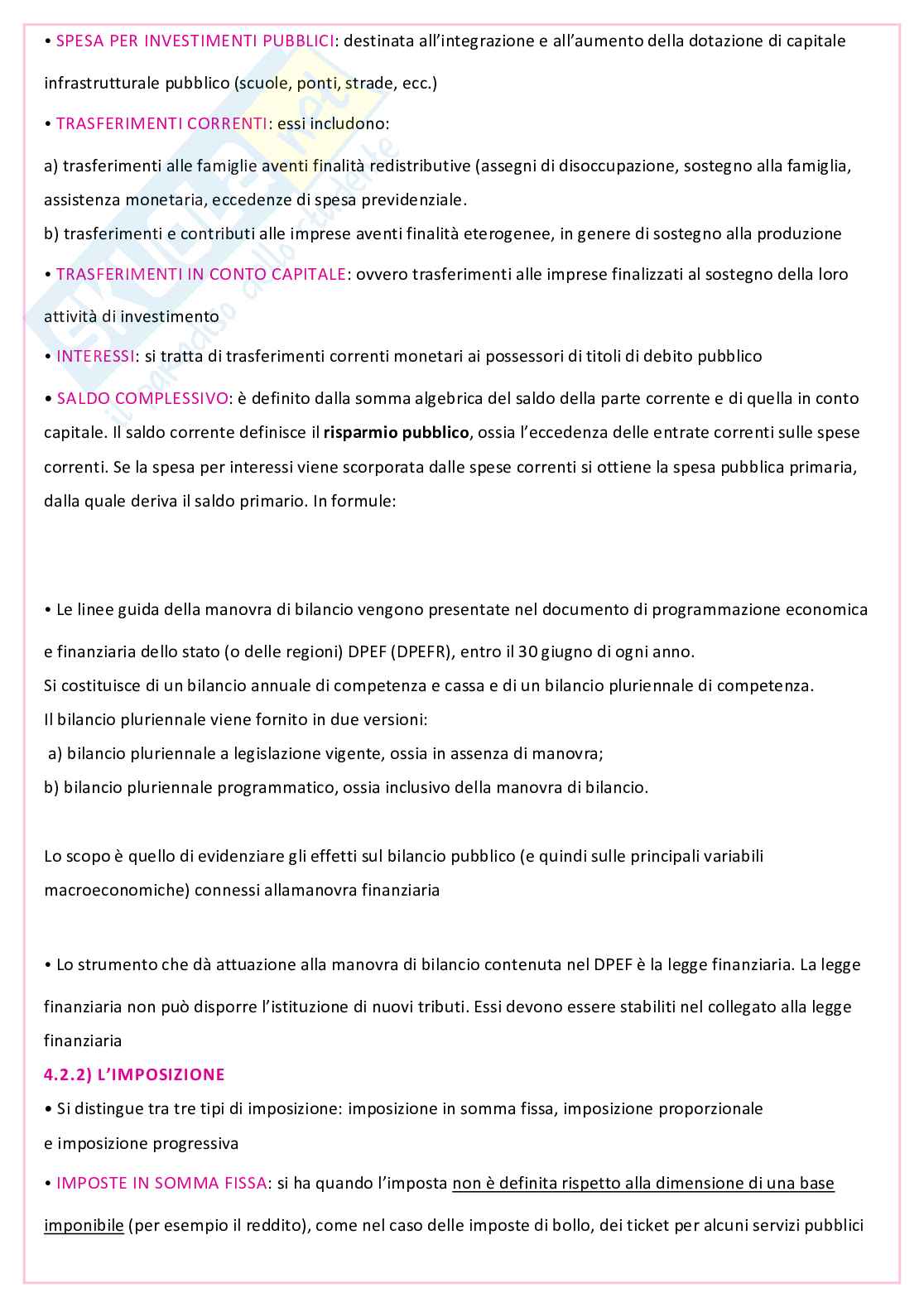 Politica economica Pag. 61