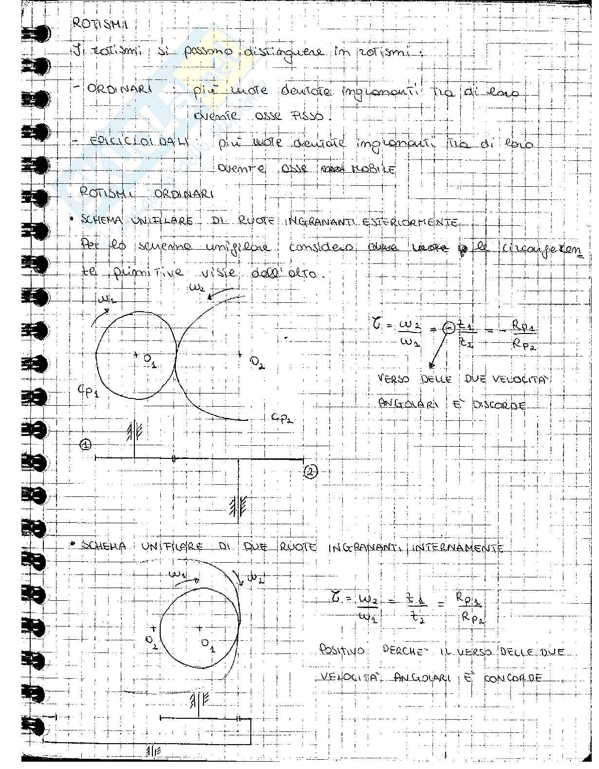 Appunti Meccanica applicata alle macchine - Parte 3 Pag. 1