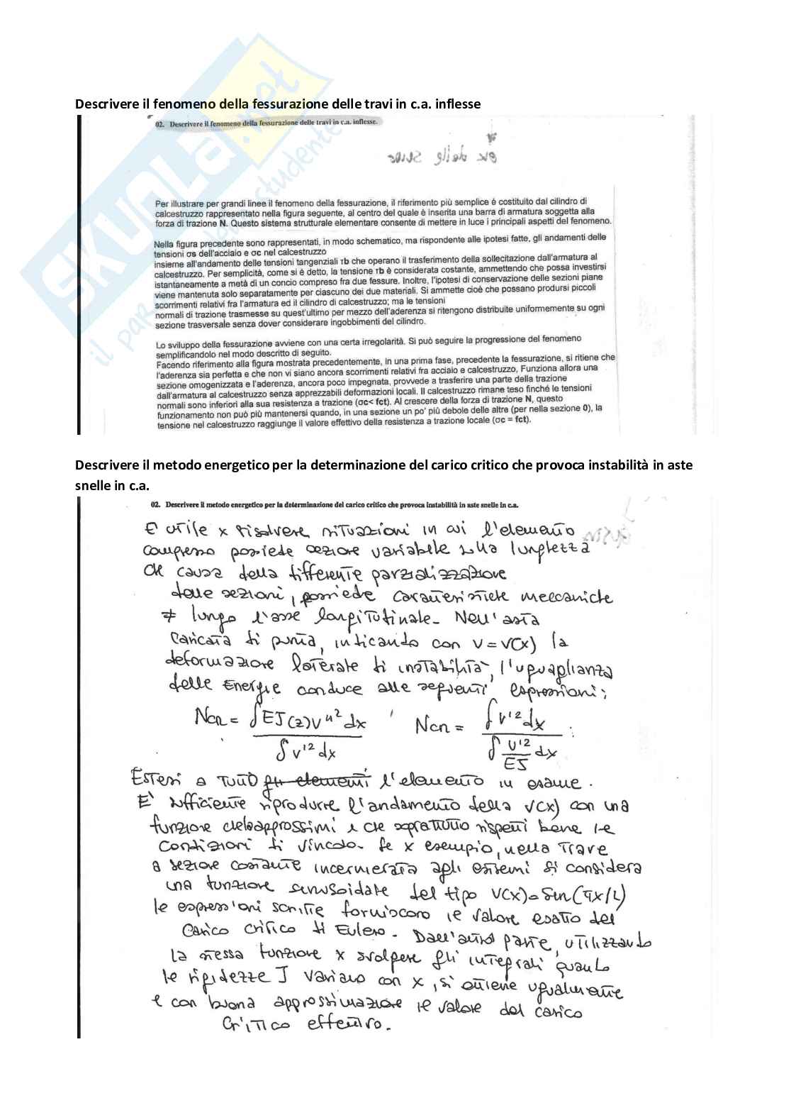 Paniere svolto di Progetto di strutture Pag. 11