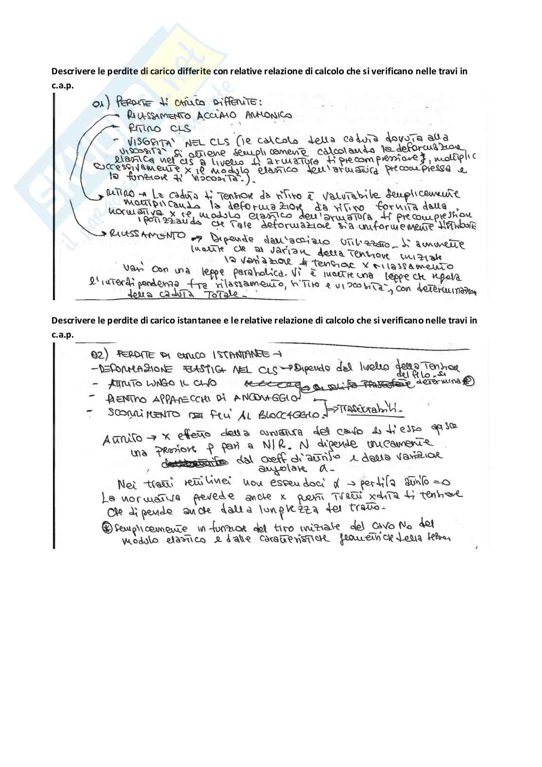 Paniere svolto di Progetto di strutture Pag. 16