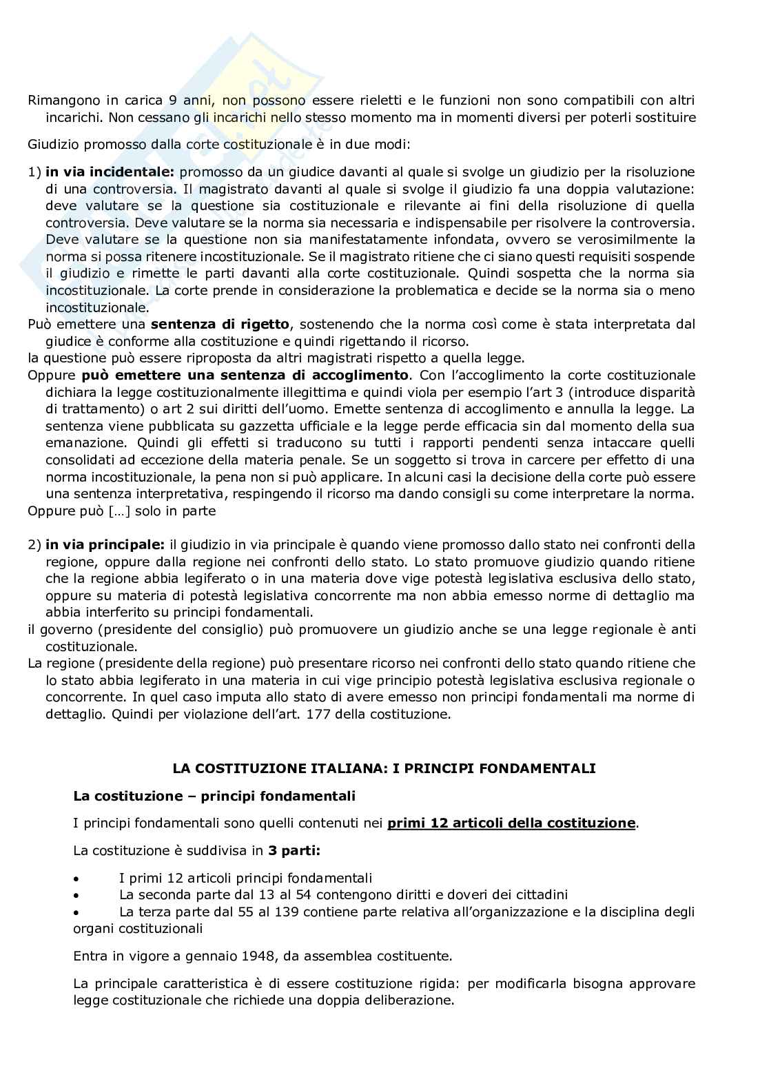 Risposte domande esame orale Diritto pubblico per esame di stato consulenti del lavoro Pag. 11