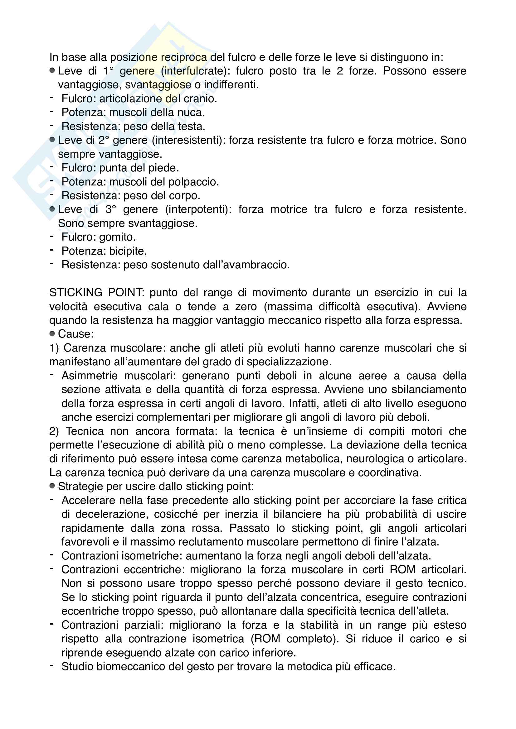 Teoria E Metodologia Dell Allenamento