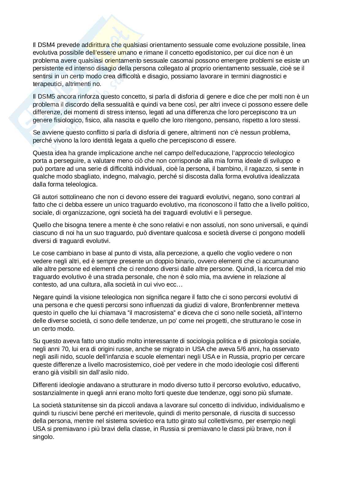 Riassunto esame Modelli bioecologici dello sviluppo umano e dei processi educativi Pag. 41