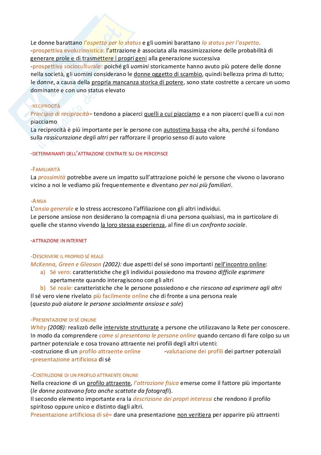 Riassunto di Psicologia sociale Pag. 41