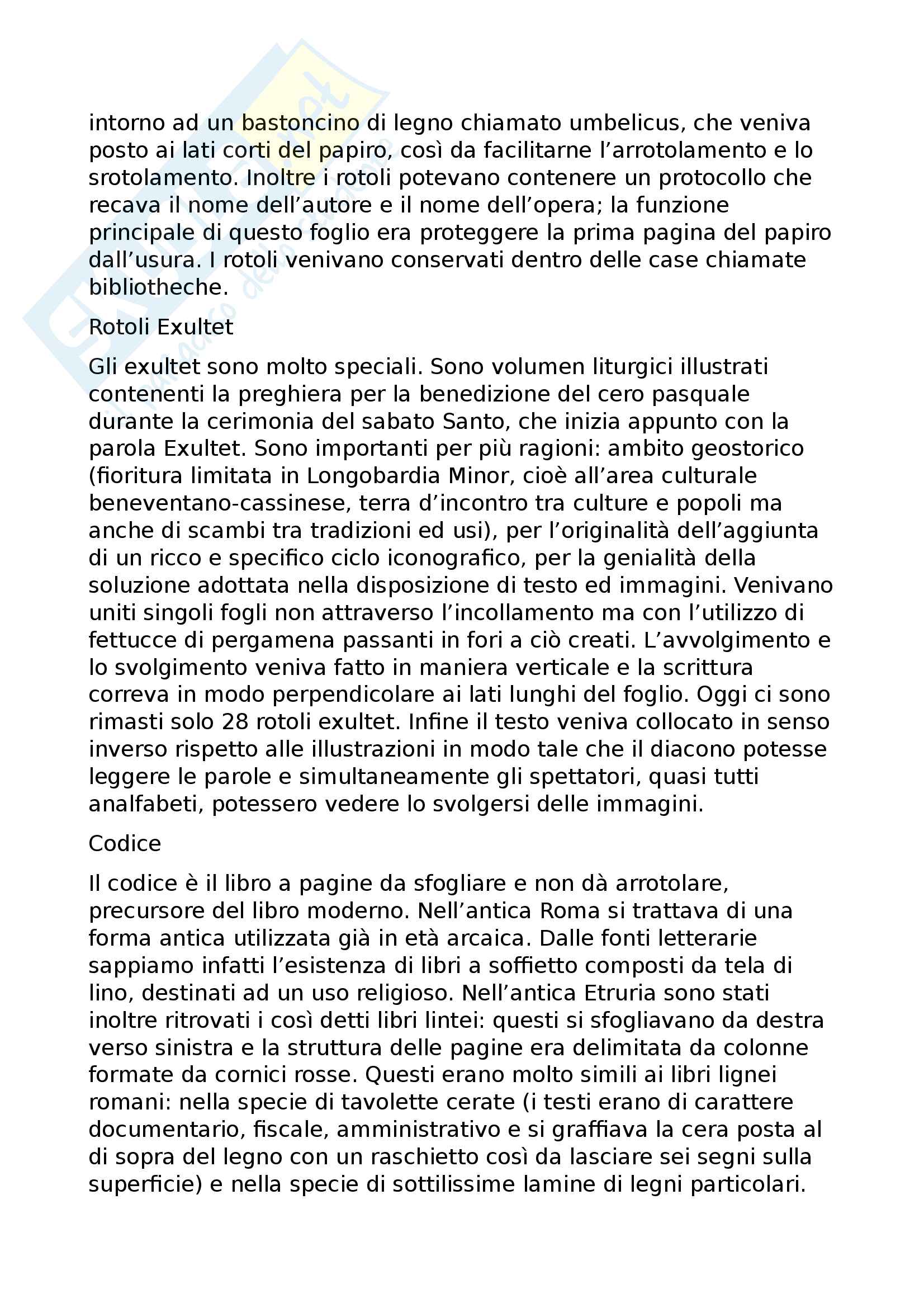 Codicologia I parte Pag. 2