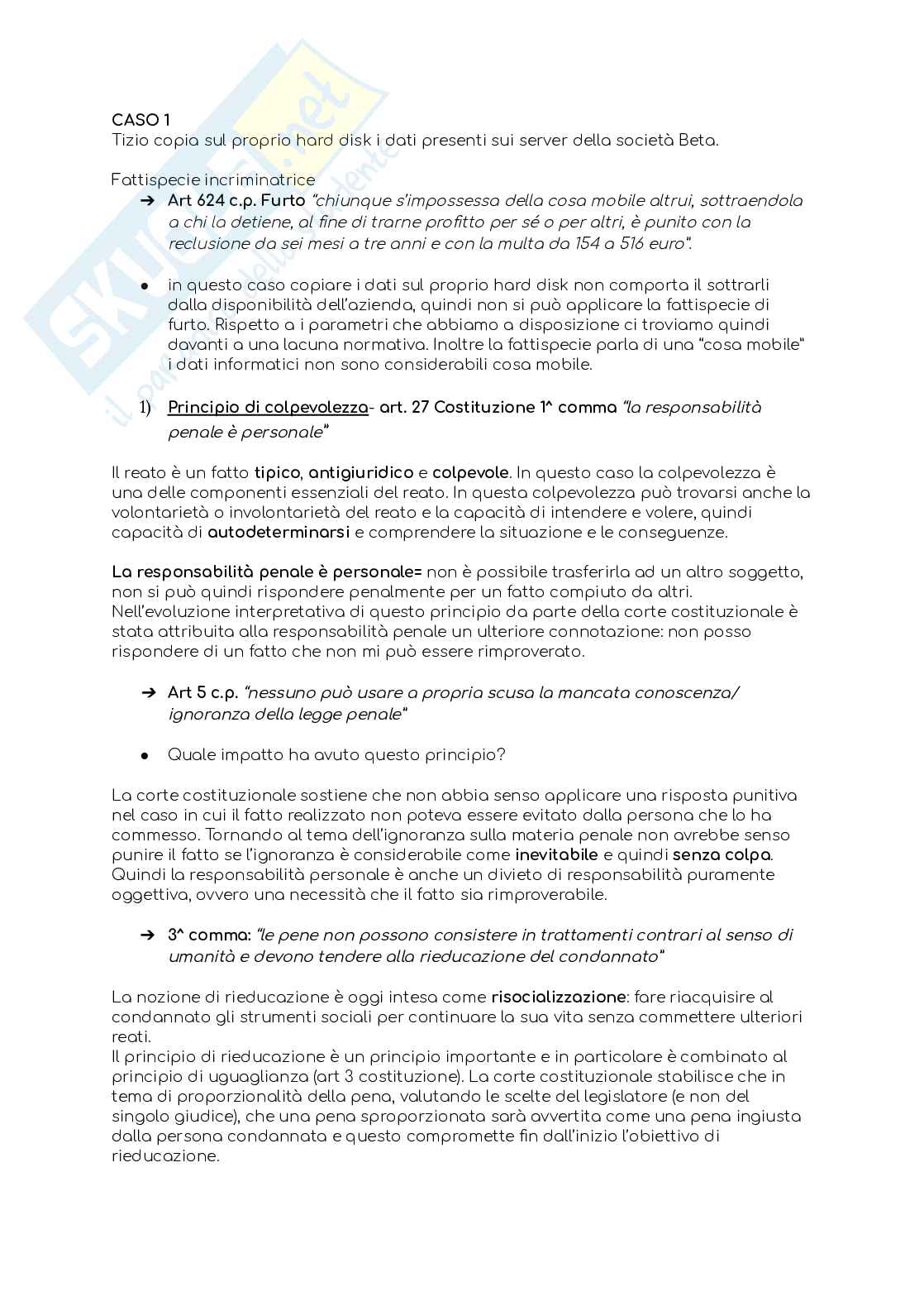 Riassunto esame Diritto penale, Prof. Dova Massimiliano, libro consigliato Manuale di diritto penale, Marinucci Pag. 6