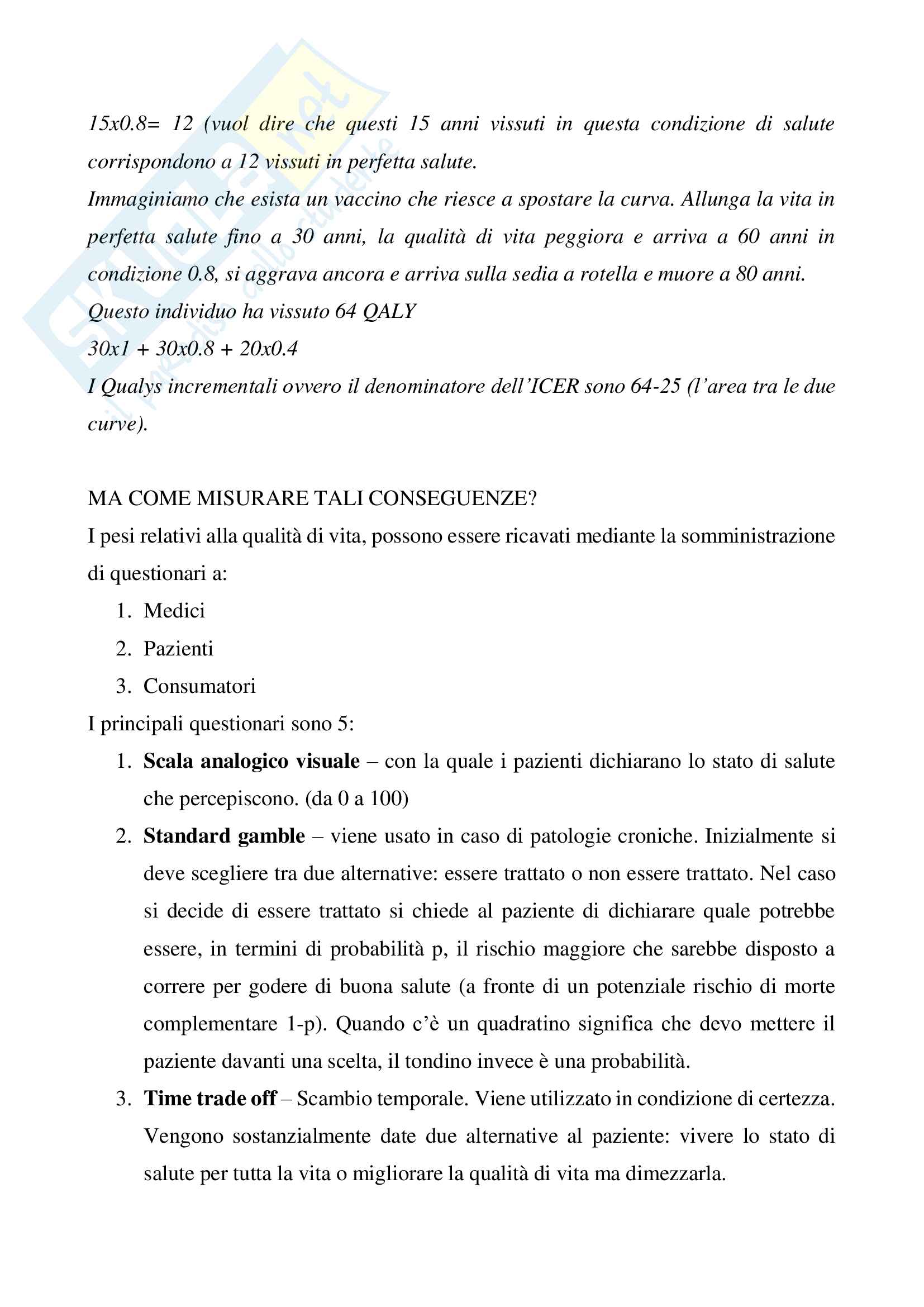Economia sanitaria, completo Pag. 16