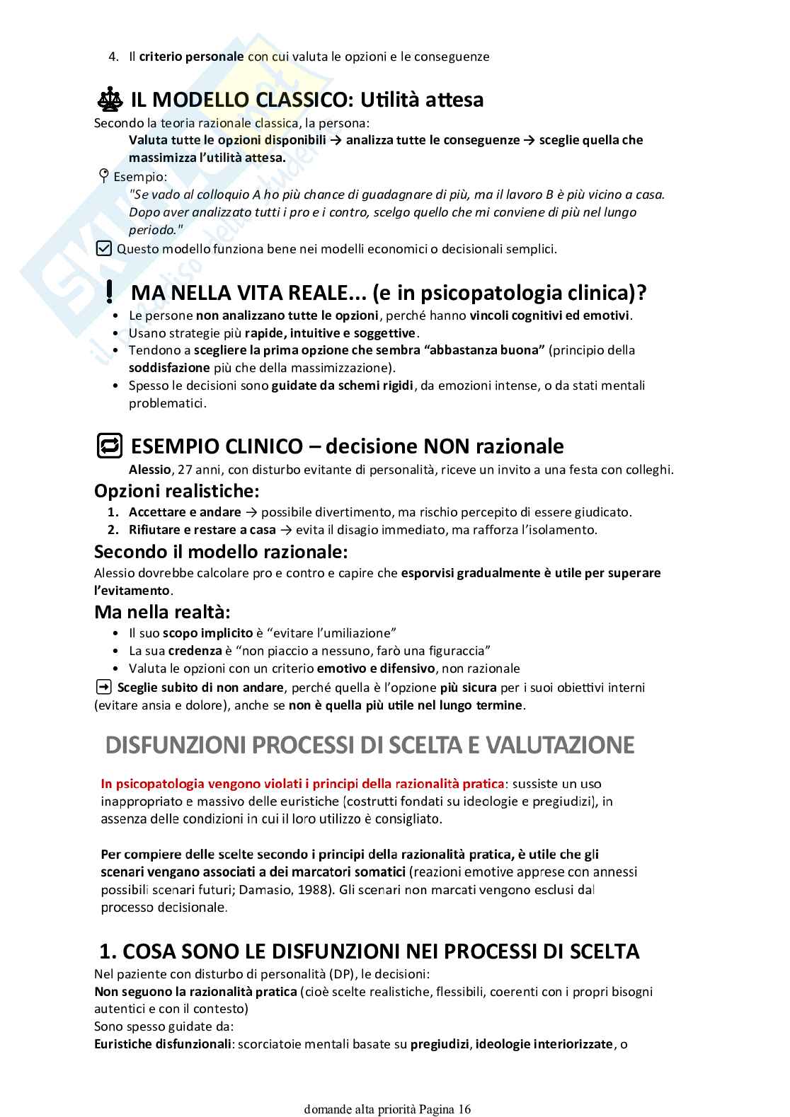 Ripasso esame Psicologia clinica Pag. 16