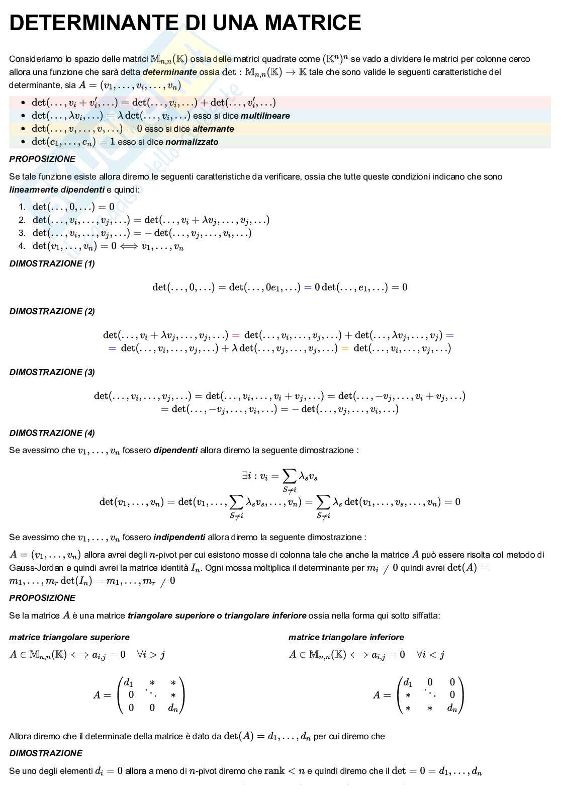 Geometria e Algebra lineare Pag. 21