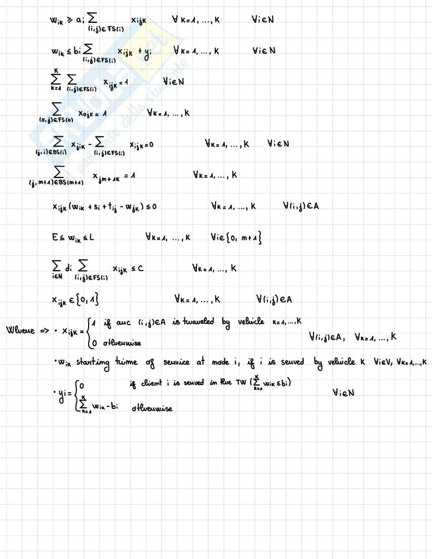 Appunti riassuntivi secondo parziale Optimization and data science for management Pag. 11