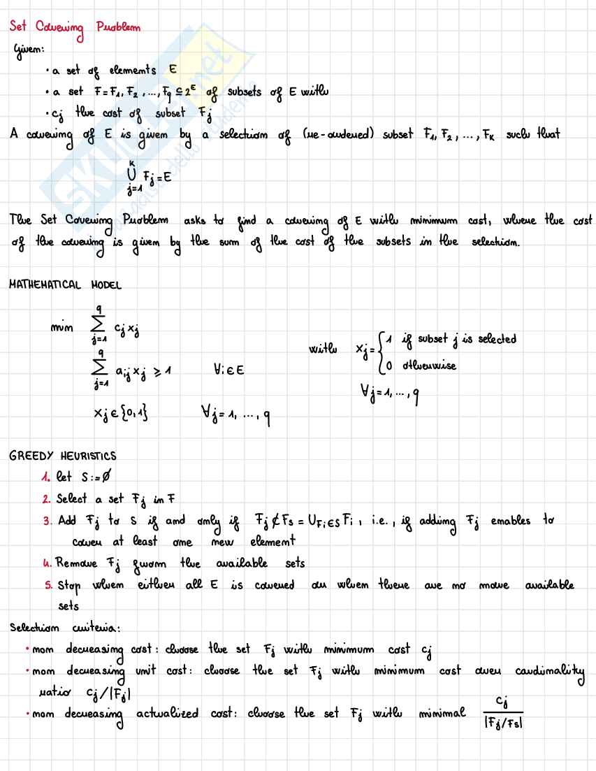 Appunti riassuntivi secondo parziale Optimization and data science for management Pag. 21