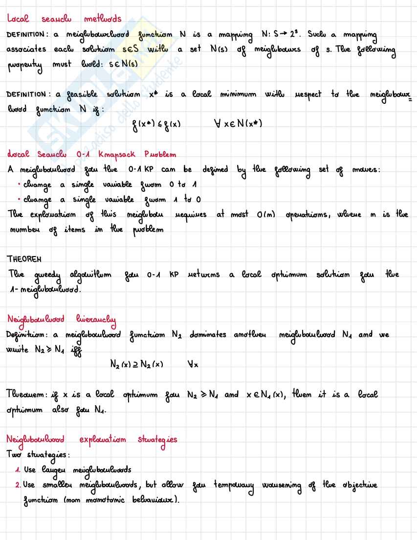 Appunti riassuntivi secondo parziale Optimization and data science for management Pag. 26