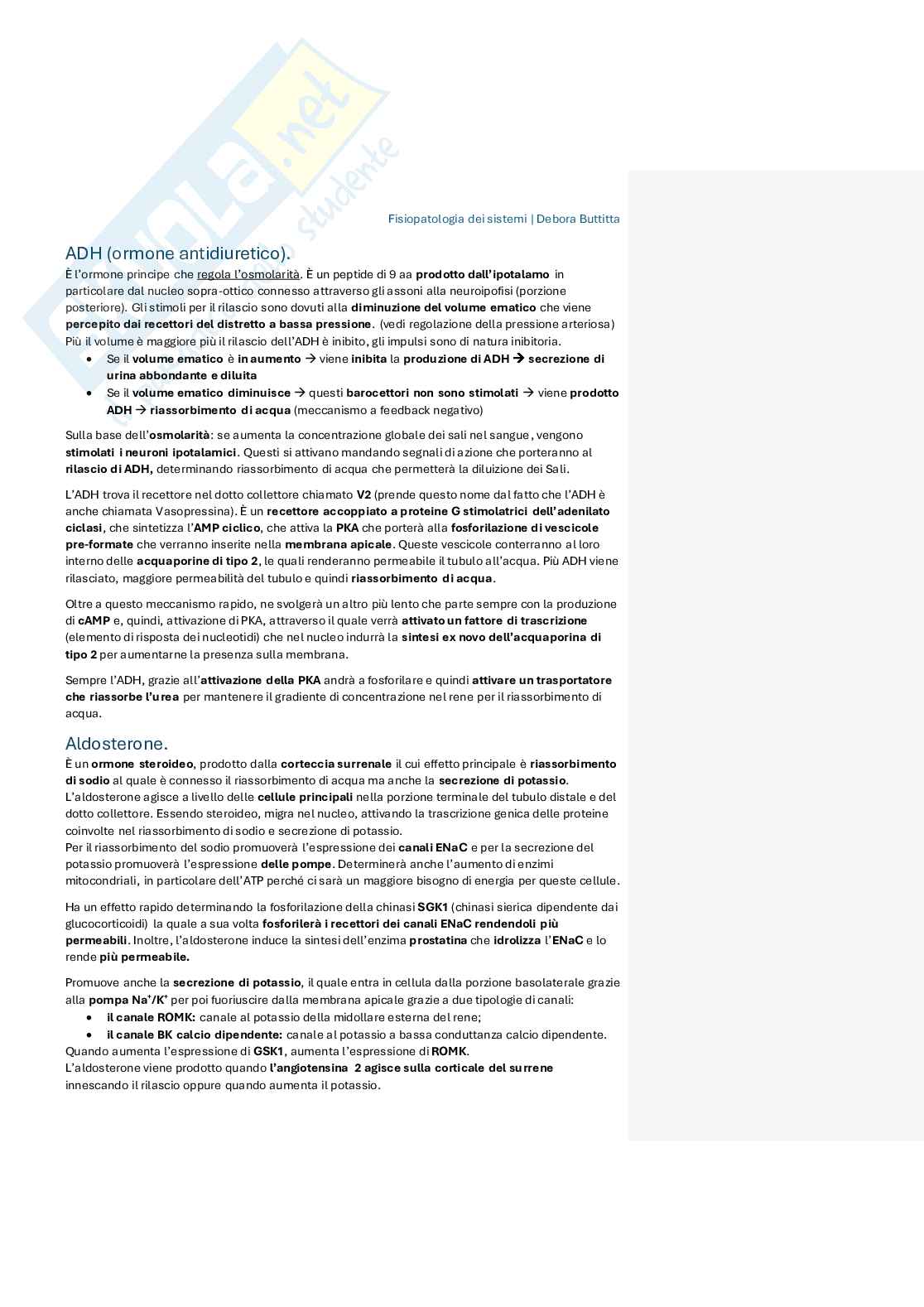 Appunti di Fisiopatologia dei sistemi Pag. 51