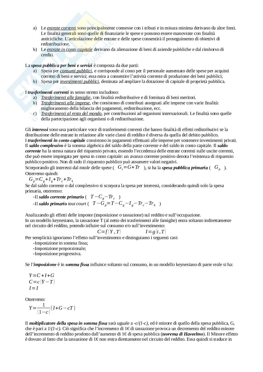 Appunti Politica economica Pag. 41