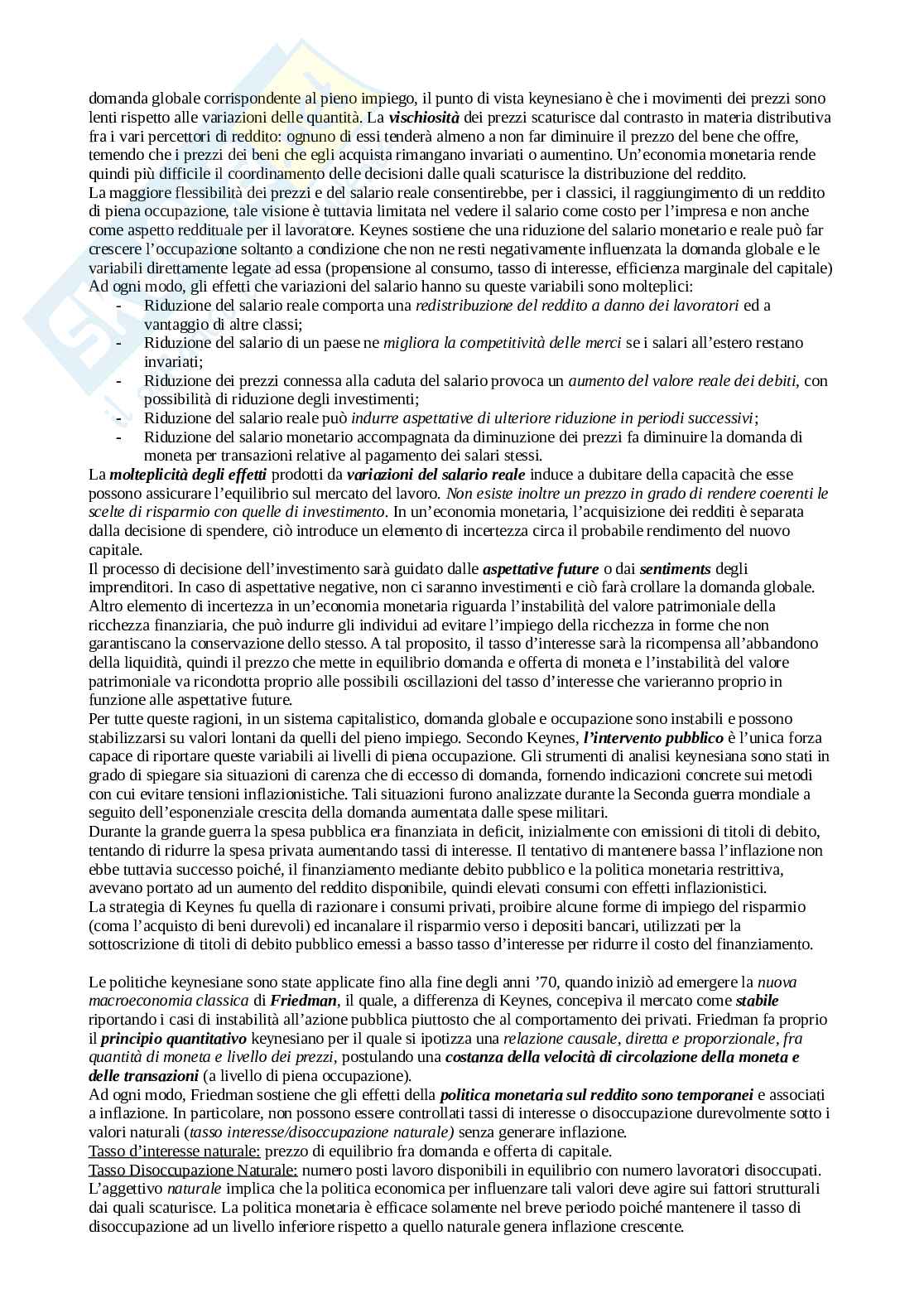 Appunti Politica economica Pag. 6