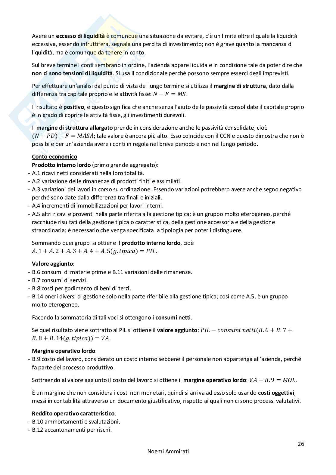 Analisi di bilancio per indici Pag. 26