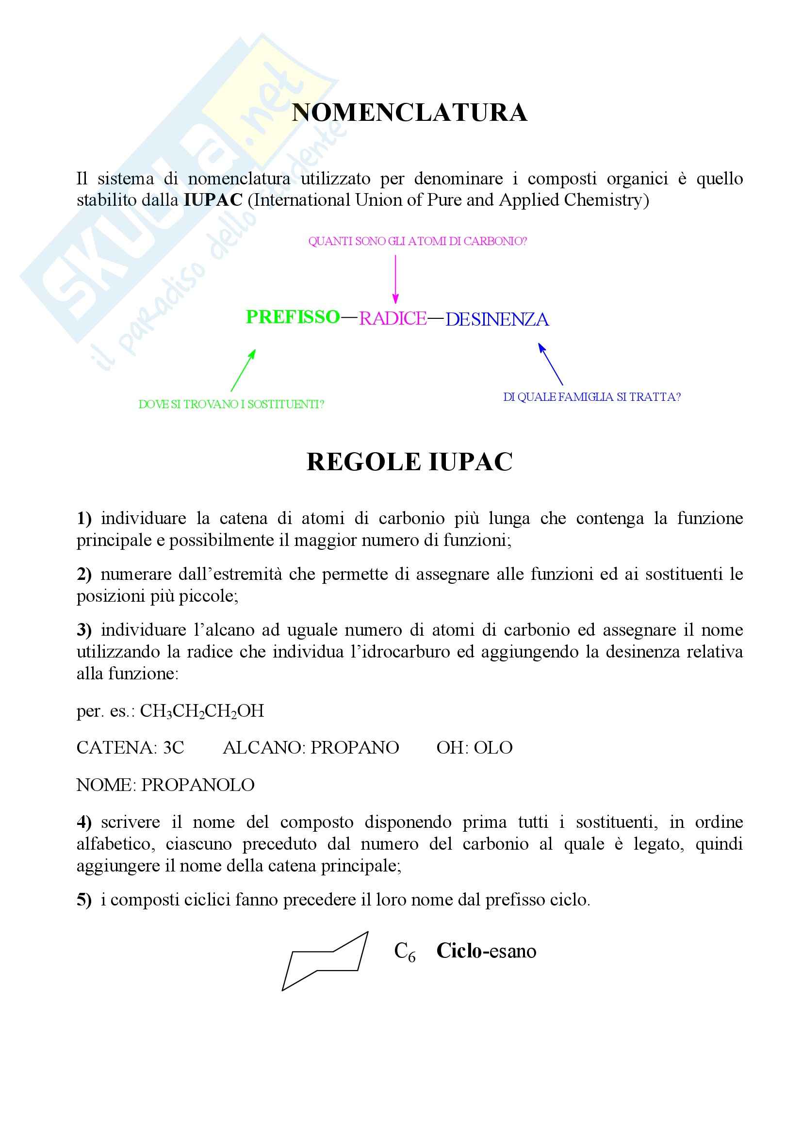 Chimica organica - Appunti Pag. 1