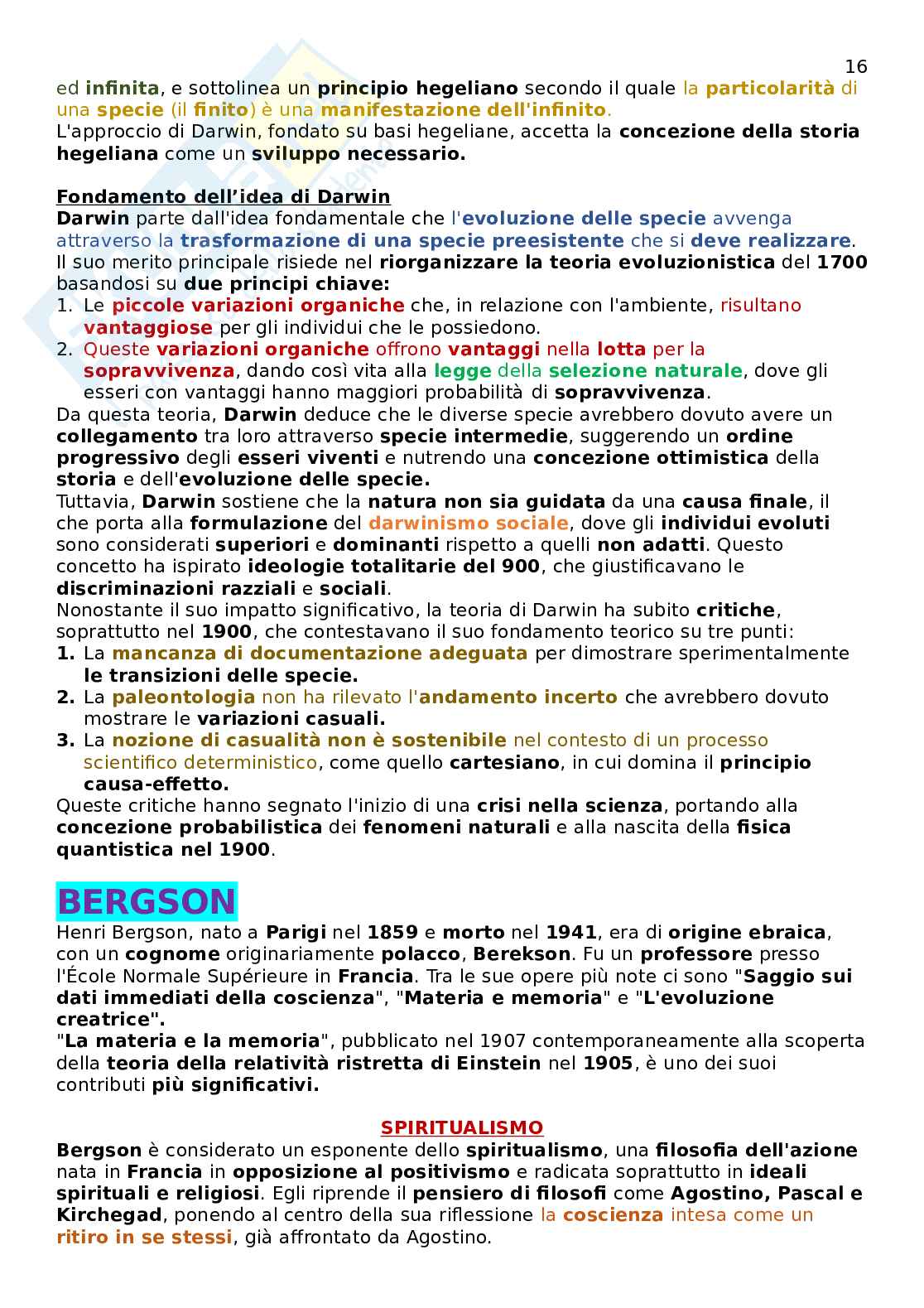 Filosofia: filosofia, movimenti e cenni storici Pag. 16