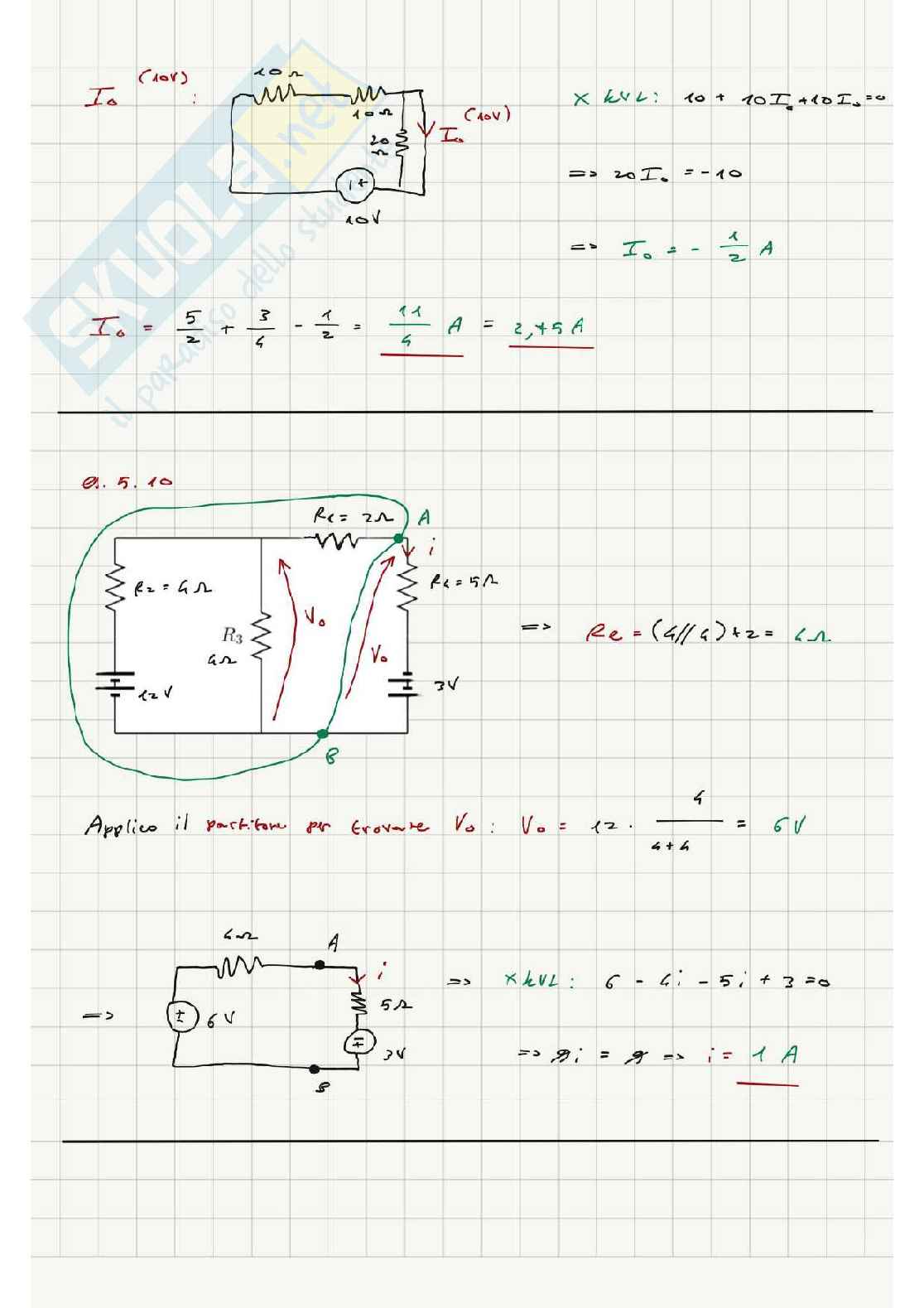 Esercizi e prove d'esame di Elettrotecnica Pag. 26