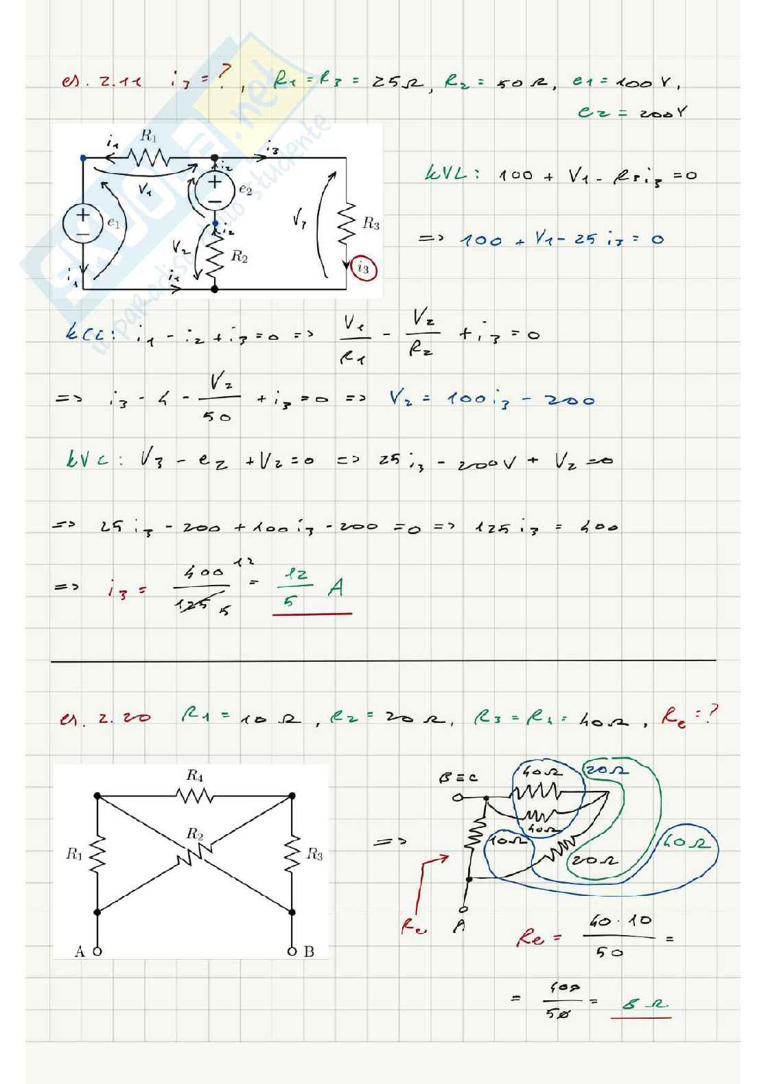 Esercizi e prove d'esame di Elettrotecnica Pag. 6