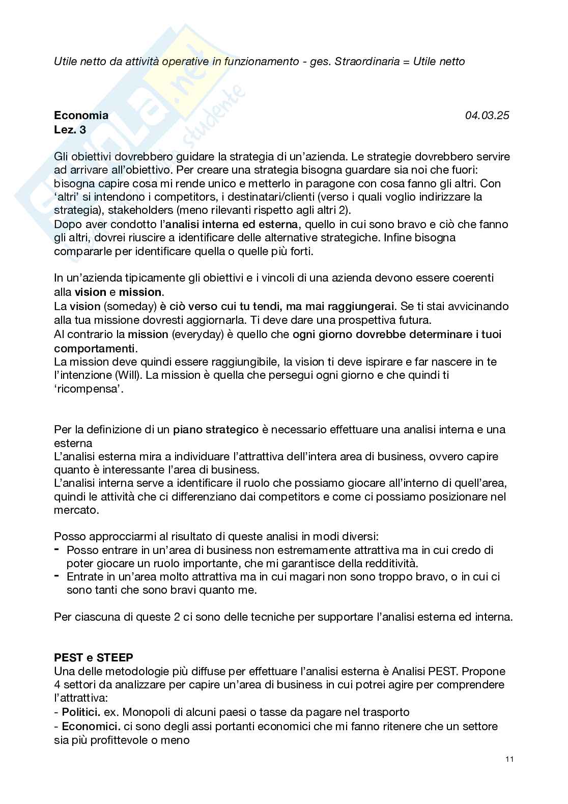 Strategia, Economia e Gestione del Progetto 2024/25 (P1-P2) Pag. 11