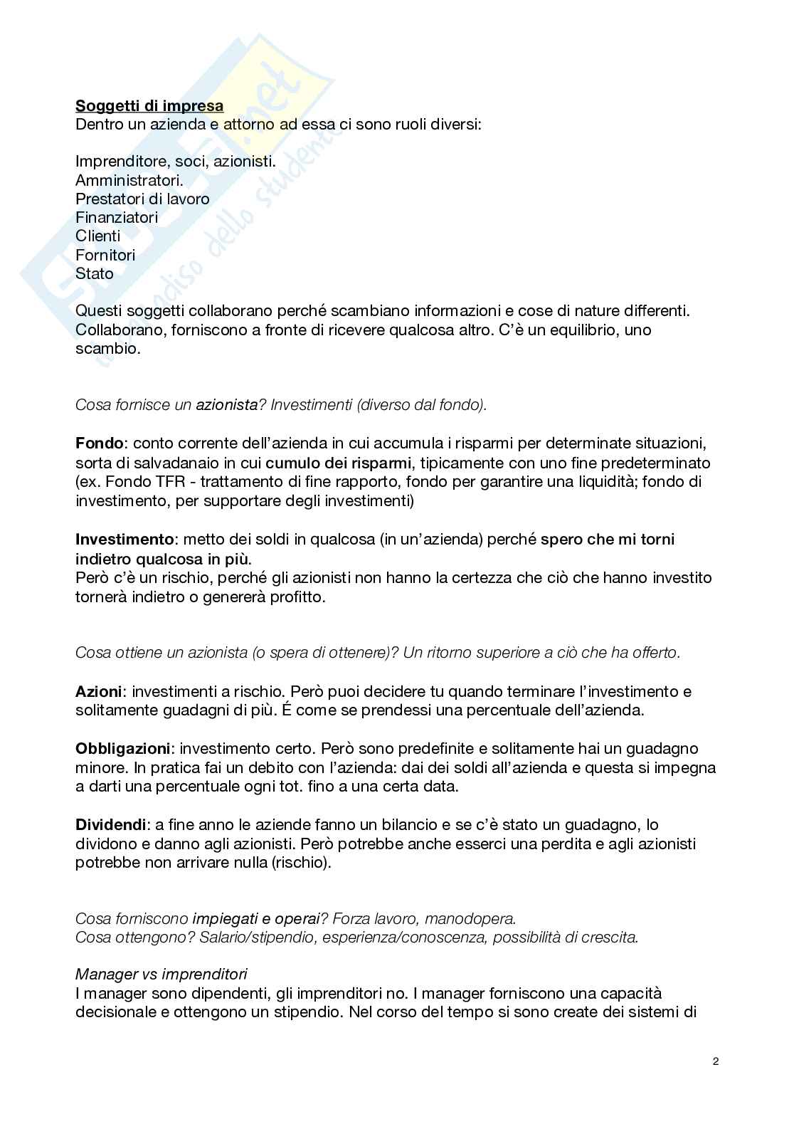 Strategia, Economia e Gestione del Progetto 2024/25 (P1-P2) Pag. 2