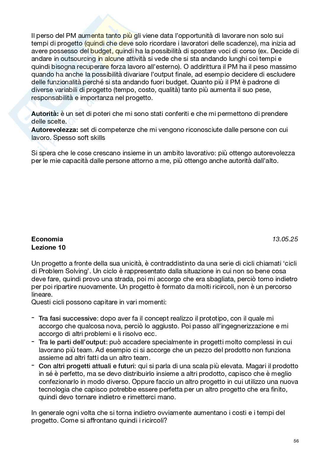 Strategia, Economia e Gestione del Progetto 2024/25 (P1-P2) Pag. 56