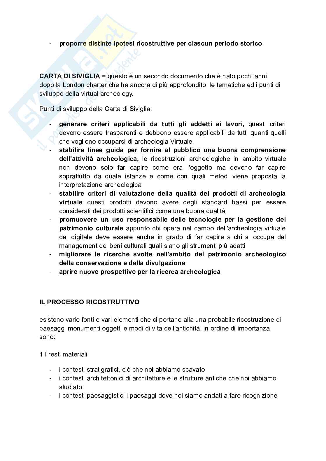 Appunti per l'esame di Tecnologie museali Pag. 2