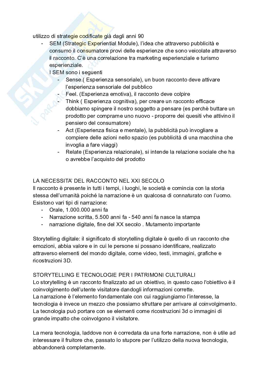 Appunti per l'esame di Tecnologie museali Pag. 41