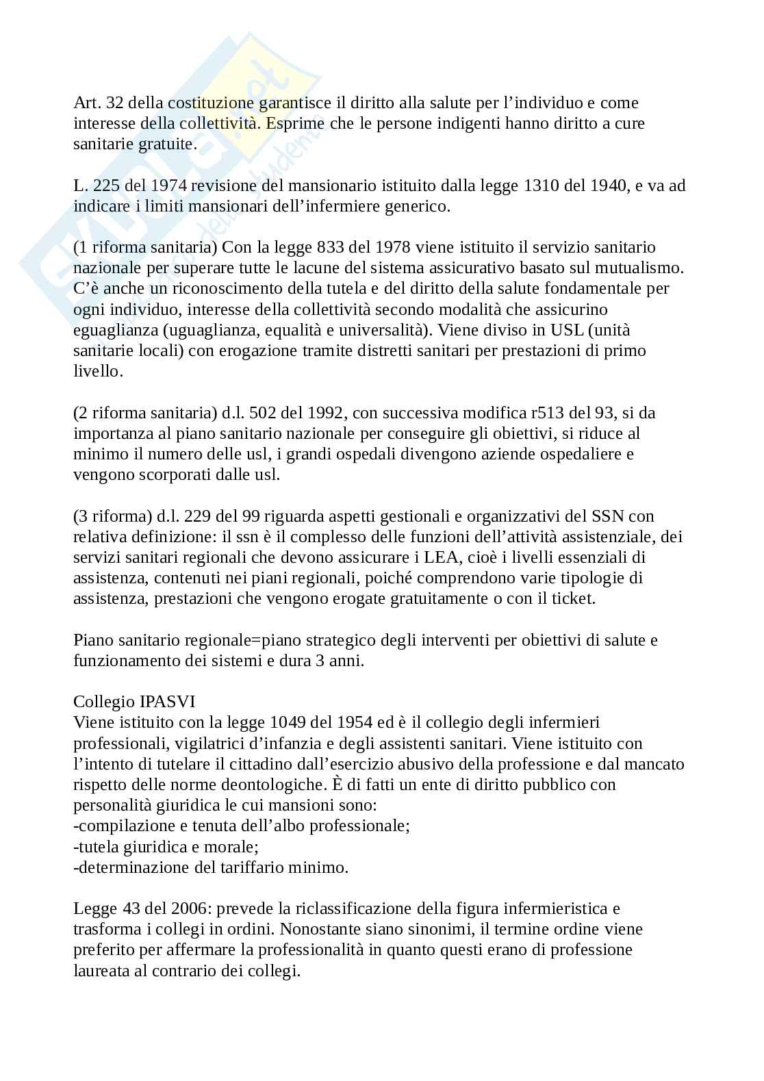 Appunto basi dell’assistenza infermieristica (clinica 1) Pag. 2