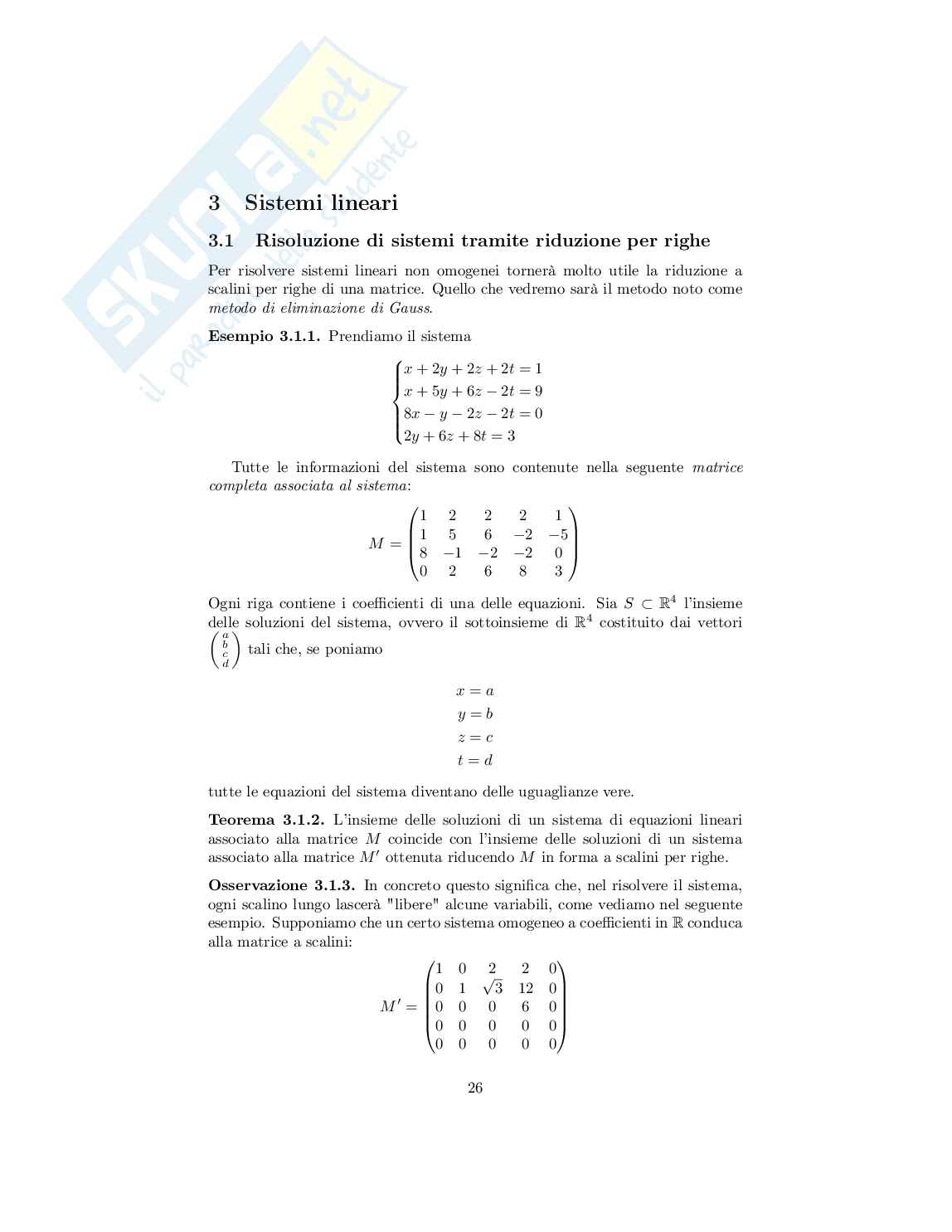 Appunti Algebra Pag. 26