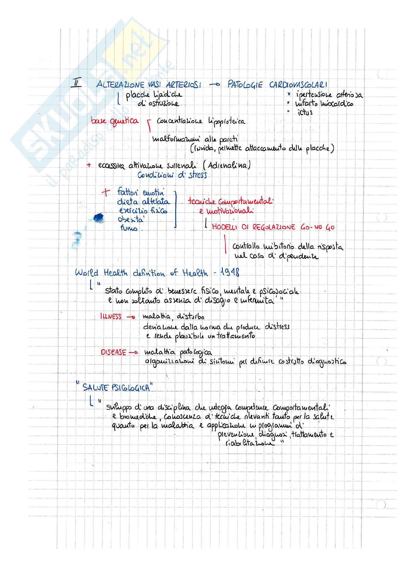 Psicologia Clinica della Salute Pag. 2