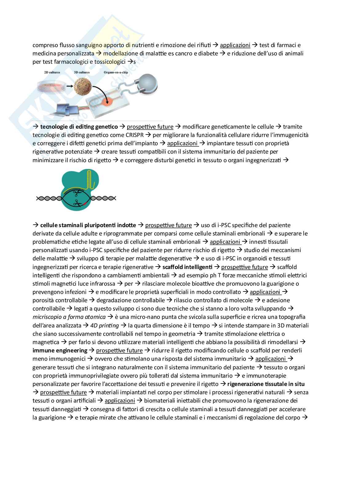 Appunti esame Ingegneria tissutale Pag. 6
