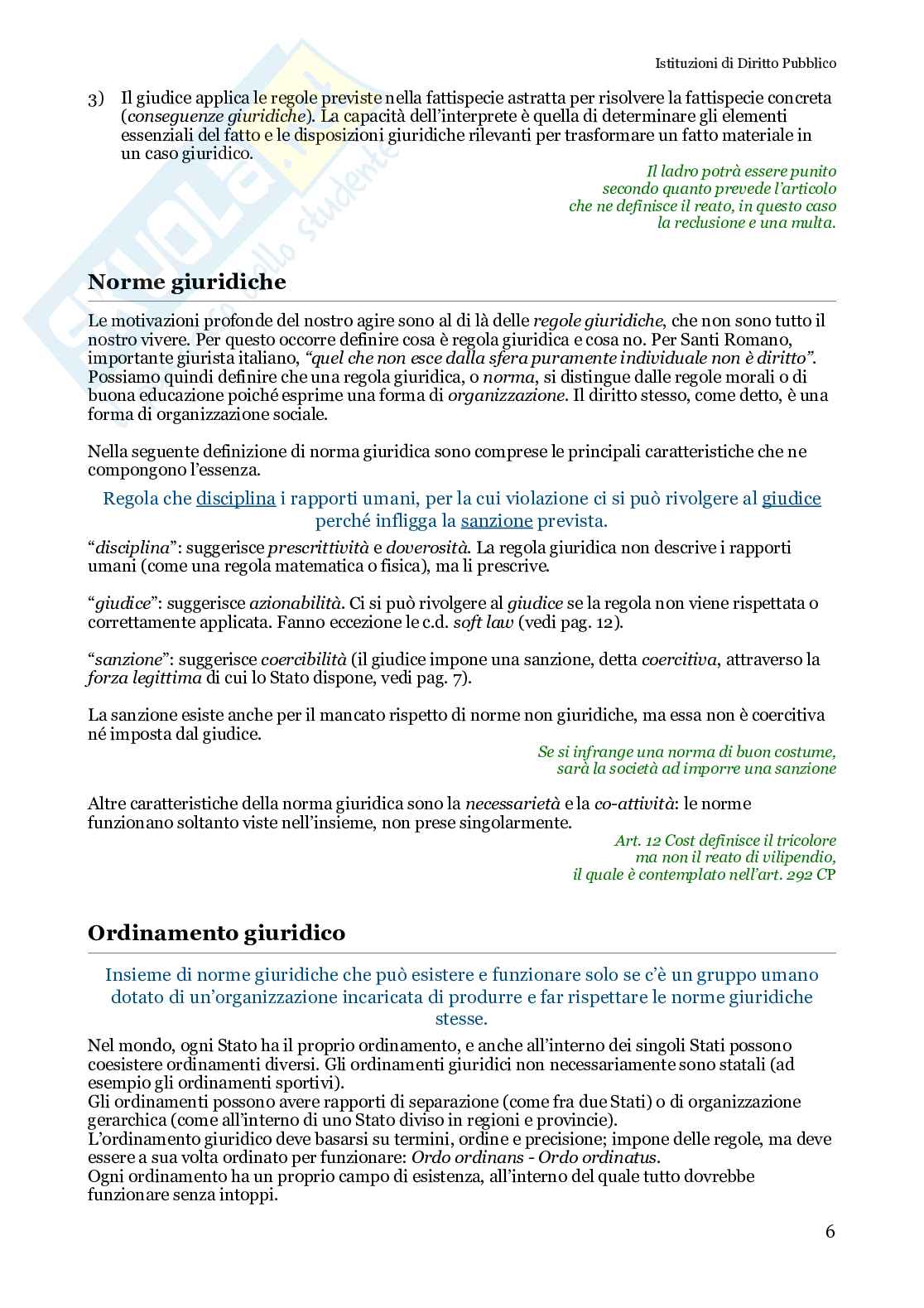Riassunto esame Istituzioni di diritto pubblico, Prof. Albino Luca, libro consigliato Introduzione allo studio del diritto pubblico e delle sue fonti, Groppi Tania, Simoncini Andrea Pag. 6