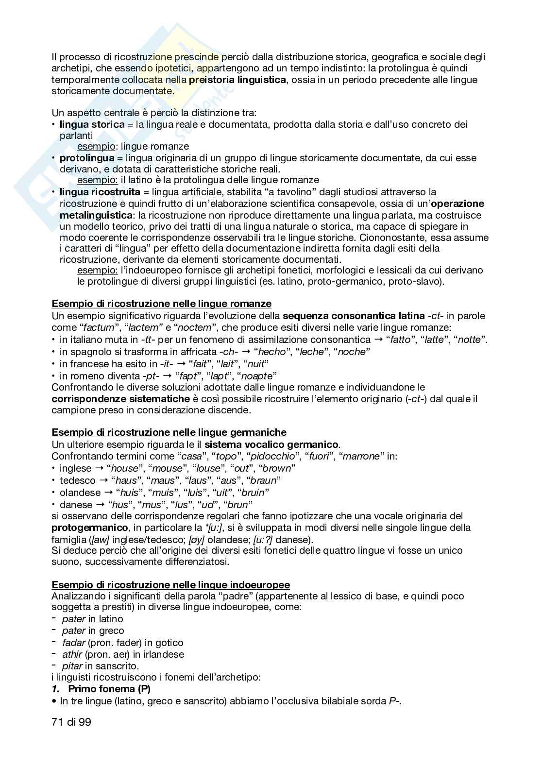 Glottologia - Appunti completi Modulo A Pag. 71