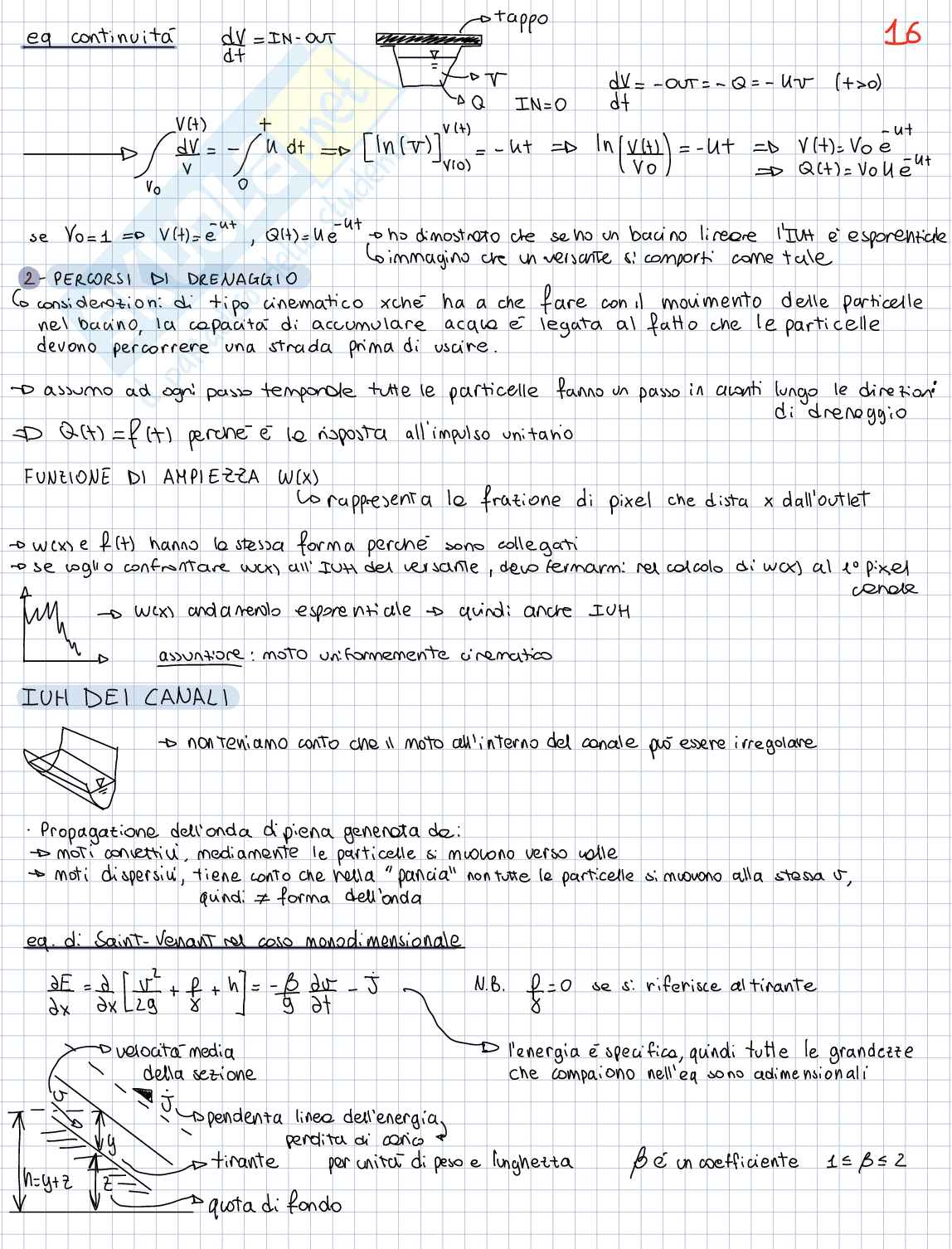 Appunti delle lezioni di Idrologia Pag. 16