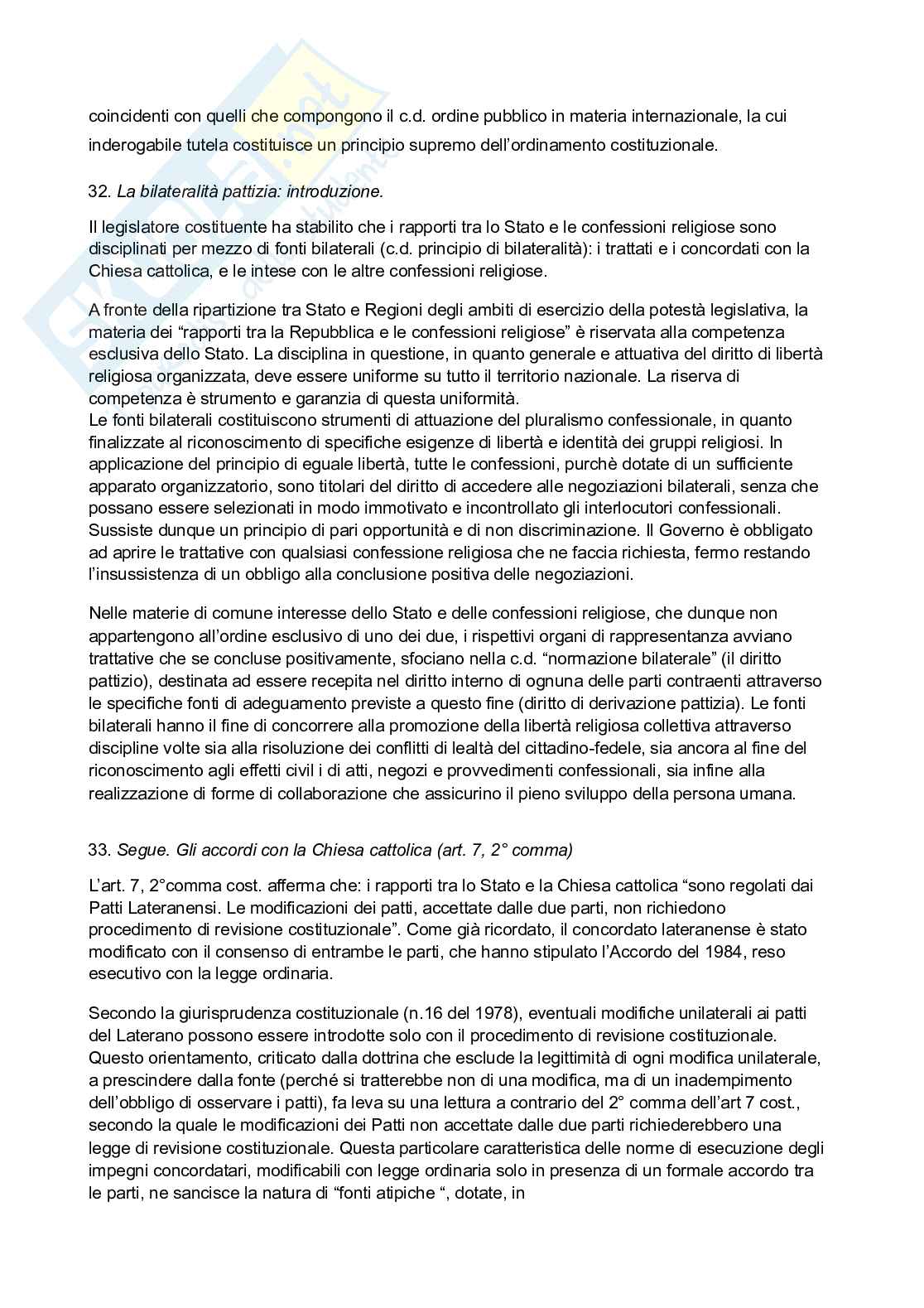 Riassunto esame Diritto civile , Prof. Boni Geraldina, libro consigliato Nozioni di diritto ecclesiastico, Giuseppe Casuscelli Pag. 31