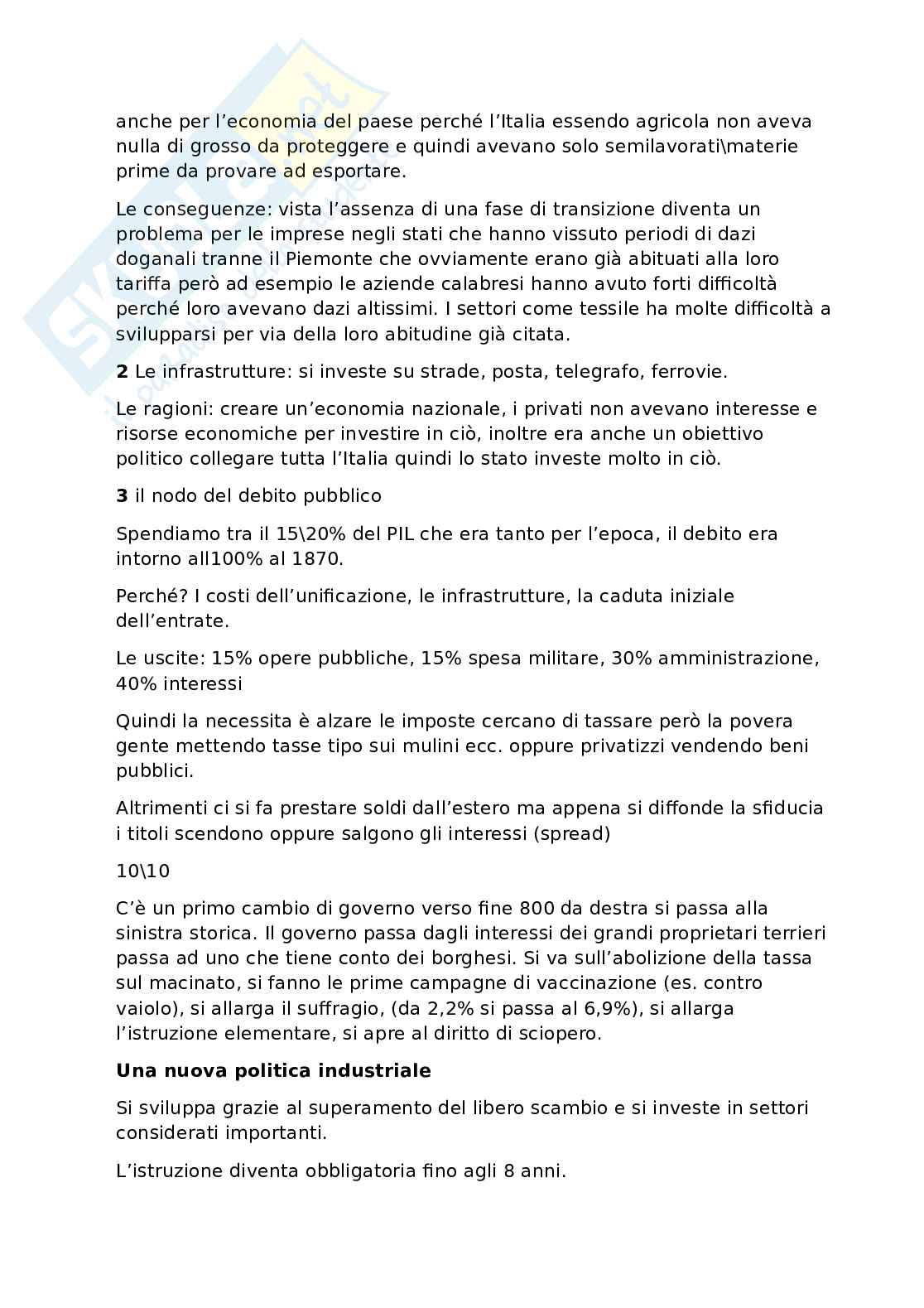 Storia economica Pag. 16