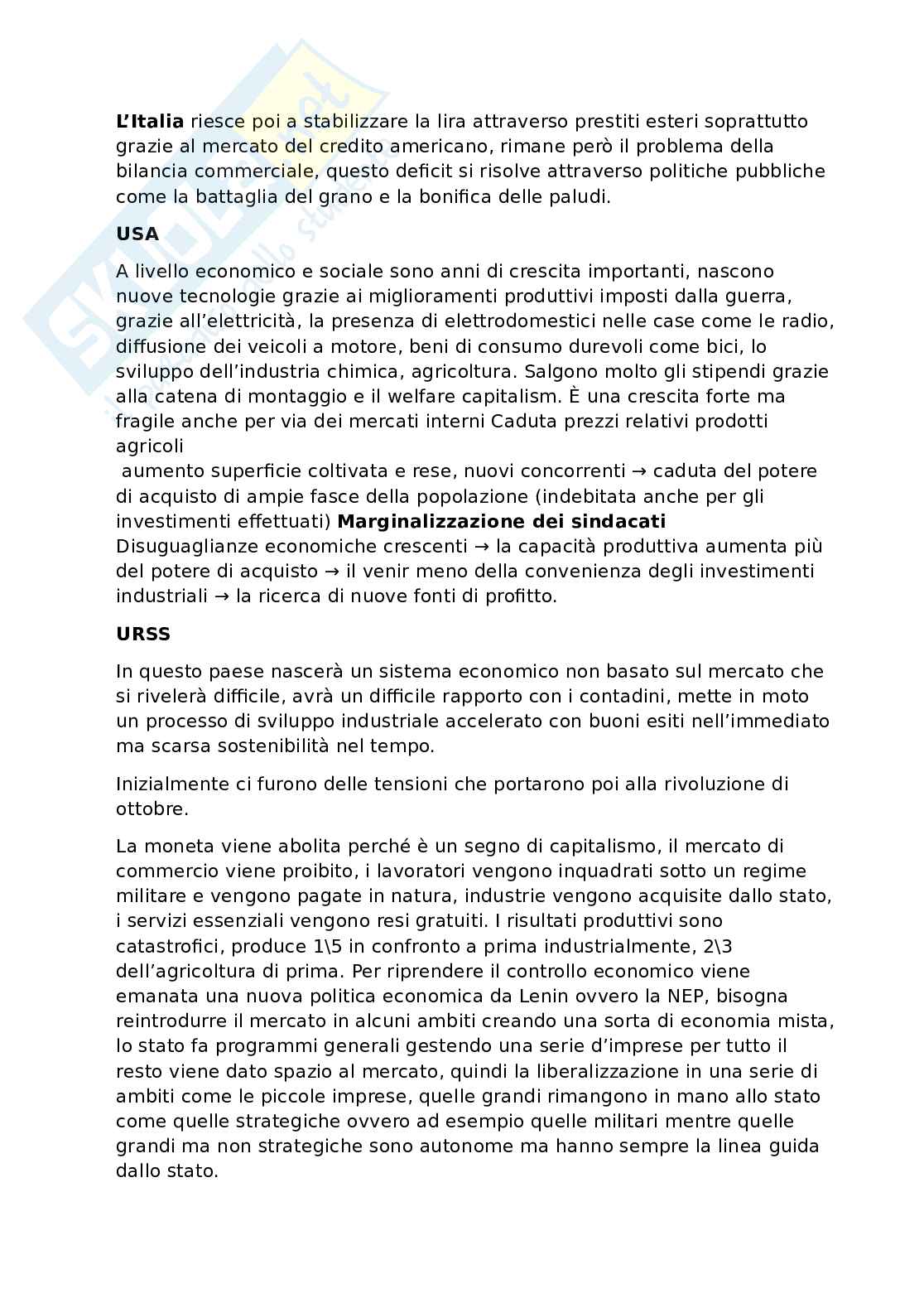 Storia economica Pag. 31