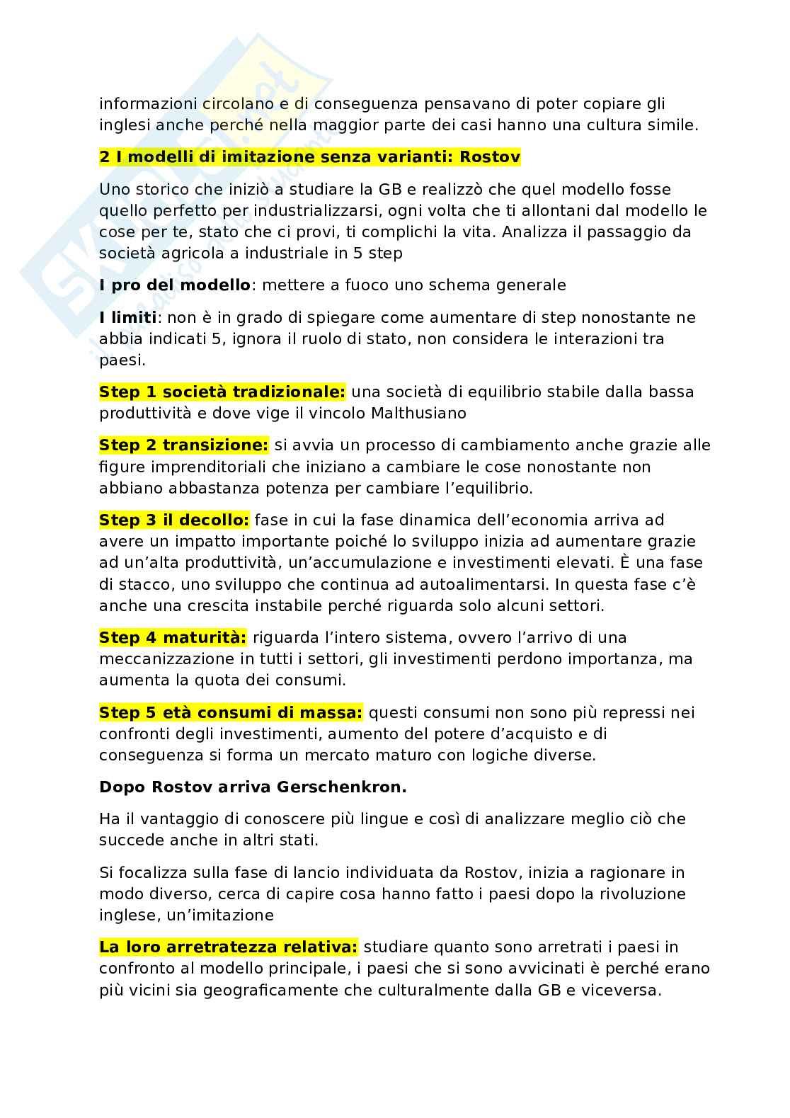 Storia economica Pag. 6