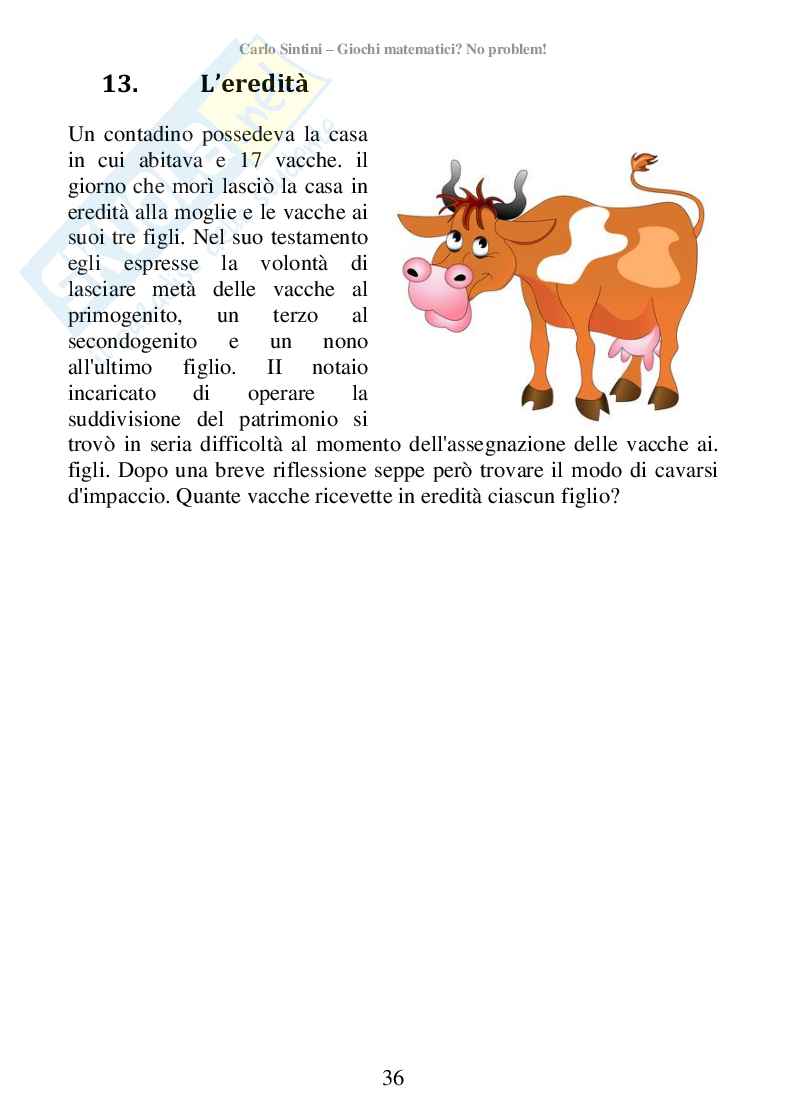 Giochi matematici? No problem! (ebook) Pag. 36