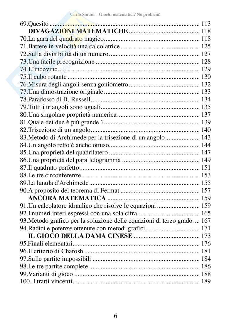 Giochi matematici? No problem! (ebook) Pag. 6