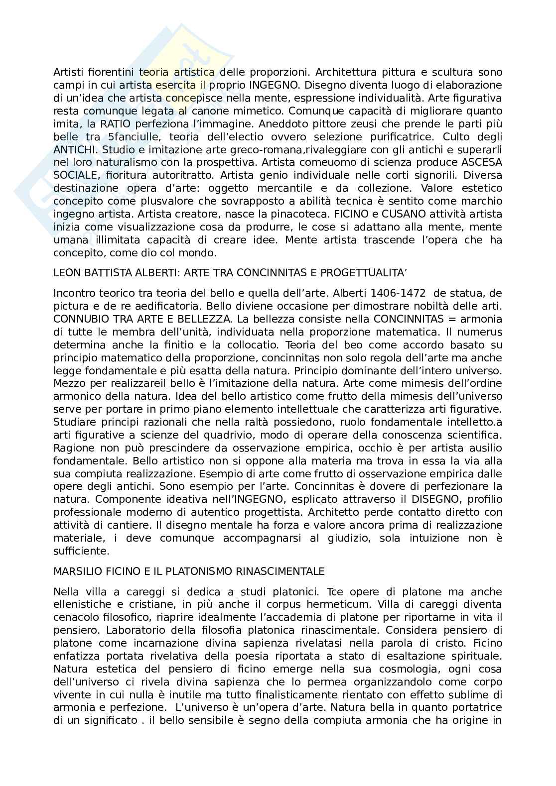 Storia dell'estetica - riassunti Pag. 6