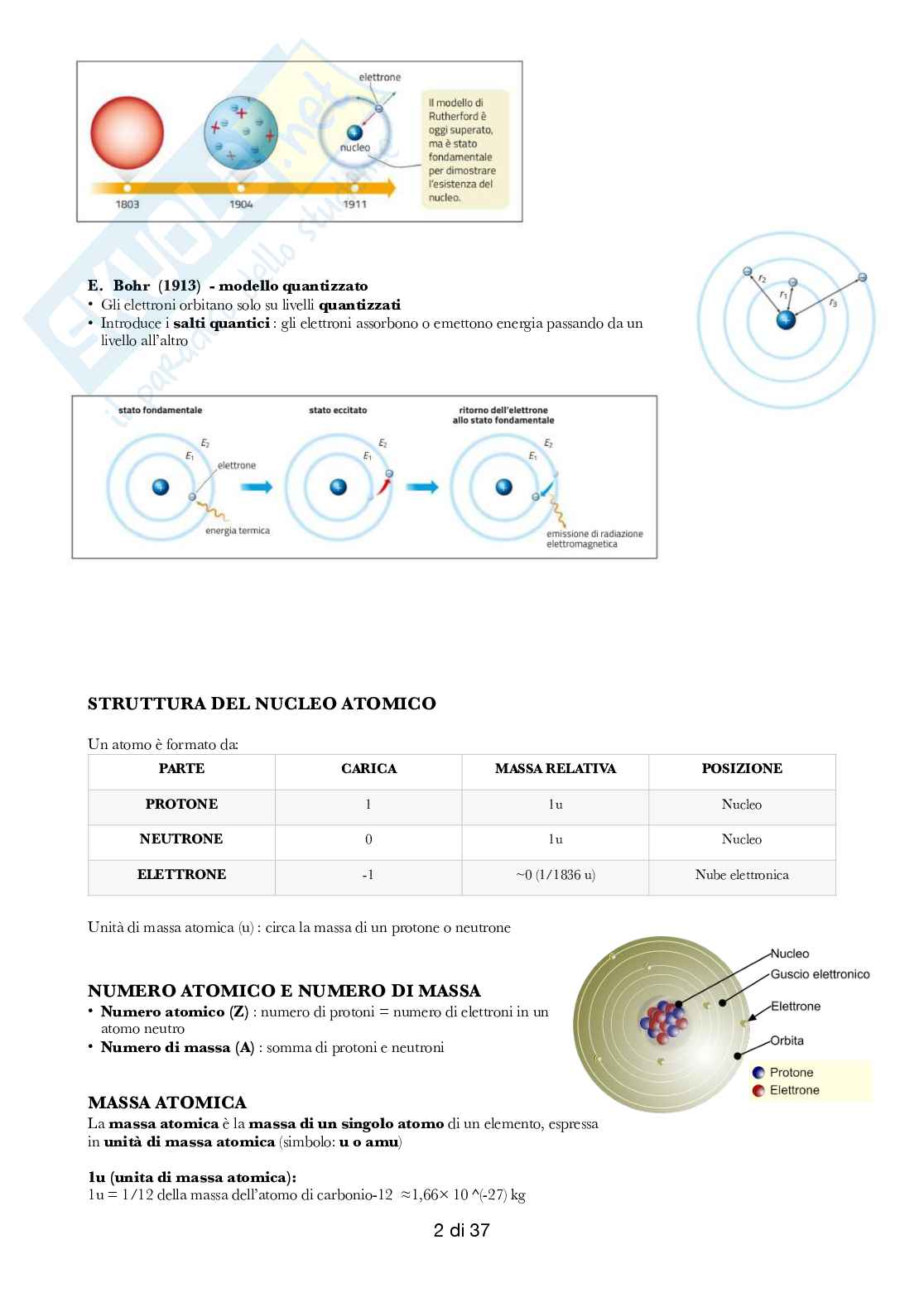 Semestre filtro - Chimica e propedeutica biochimica Pag. 2