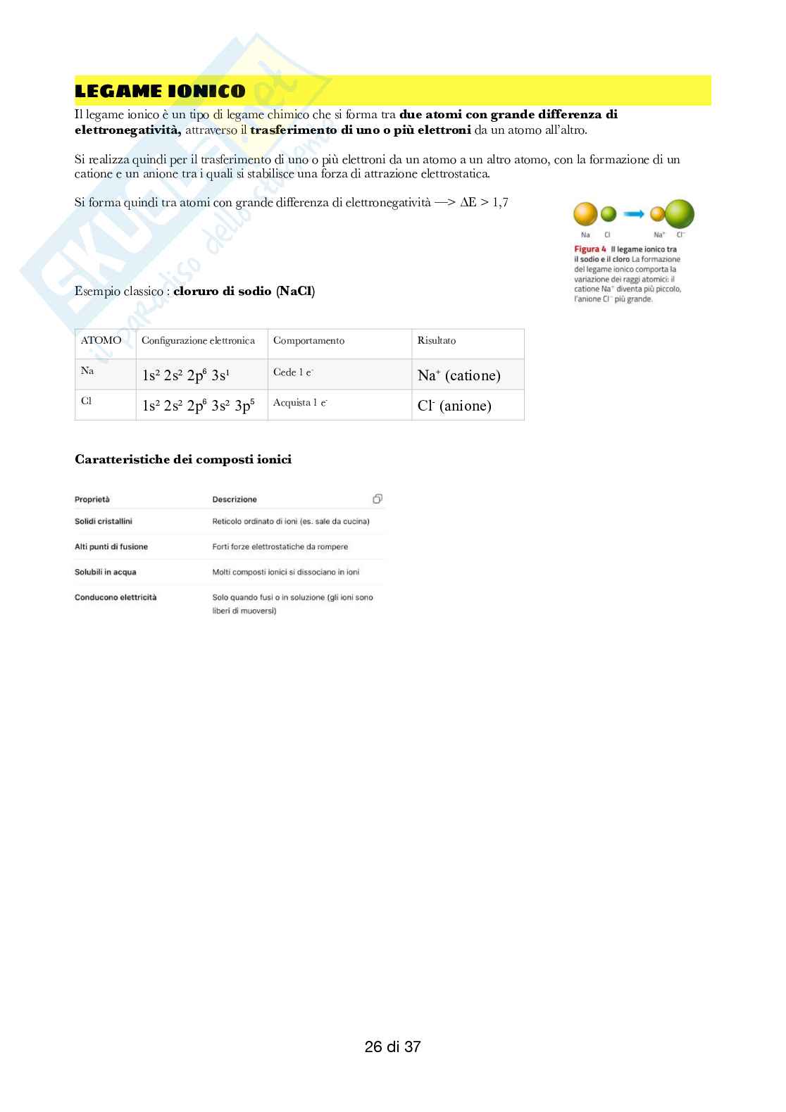 Semestre filtro - Chimica e propedeutica biochimica Pag. 26